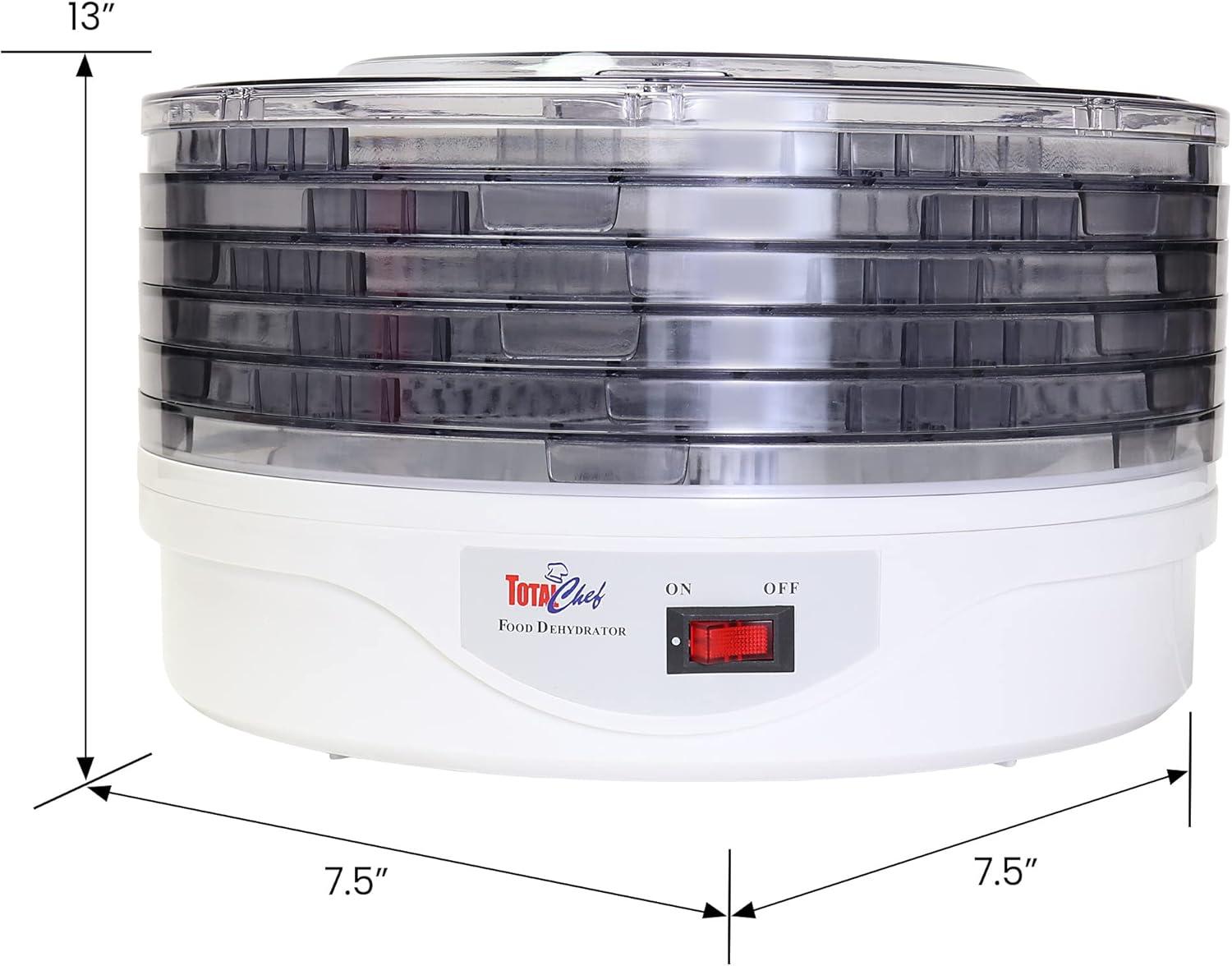 Koolatron Total Chef Countertop Food Dehydrator, 5 Tray Dryer for Fruit, Jerky & Reviews | Wayfair