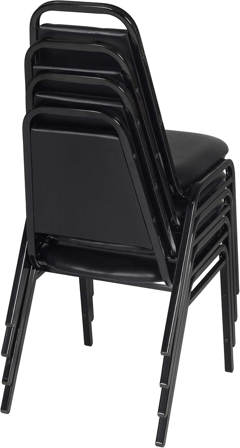 Restaurant Stack Chair (4 pack) in Black