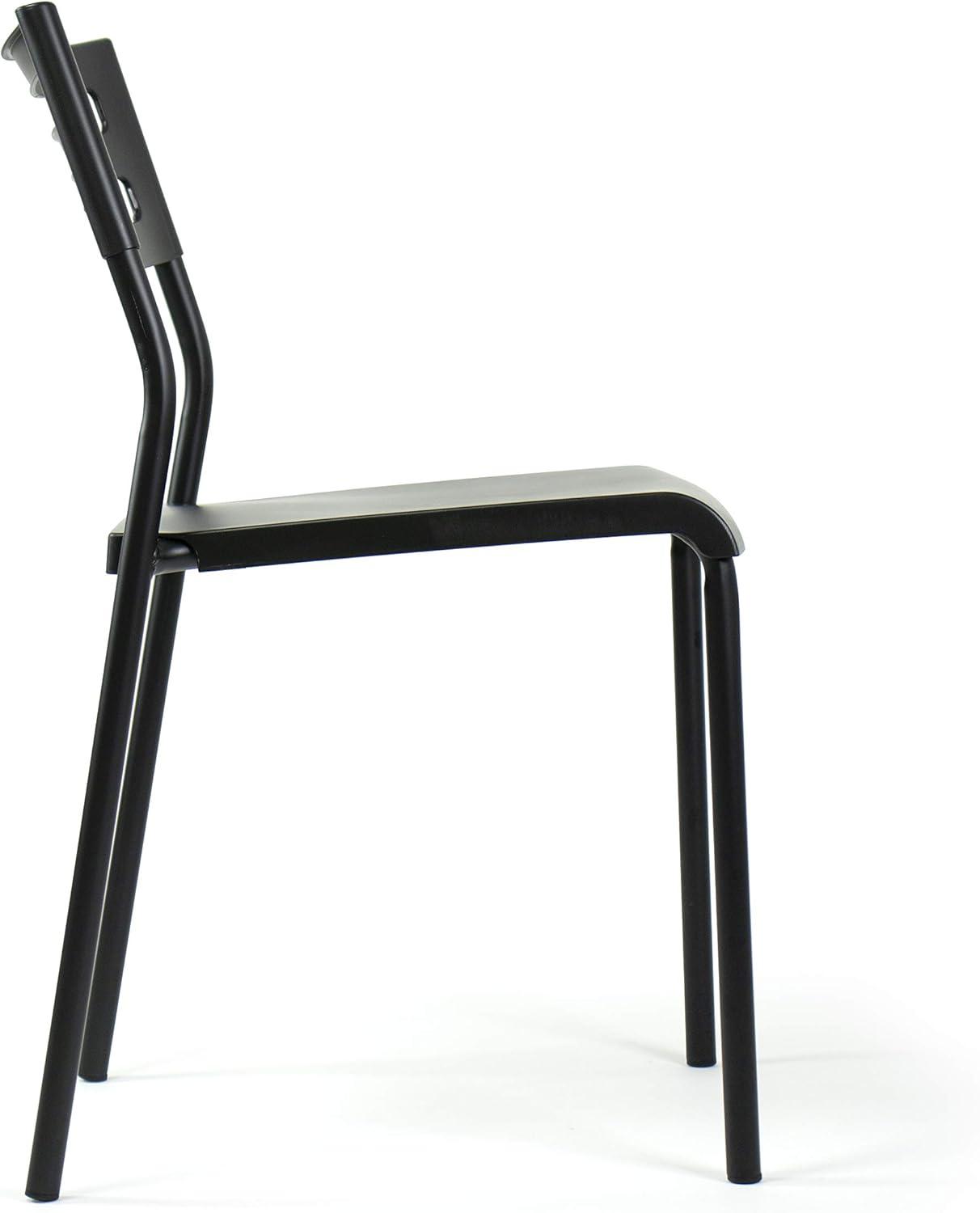 Plastic Desk Chair with Metal Frame - Humble Crew