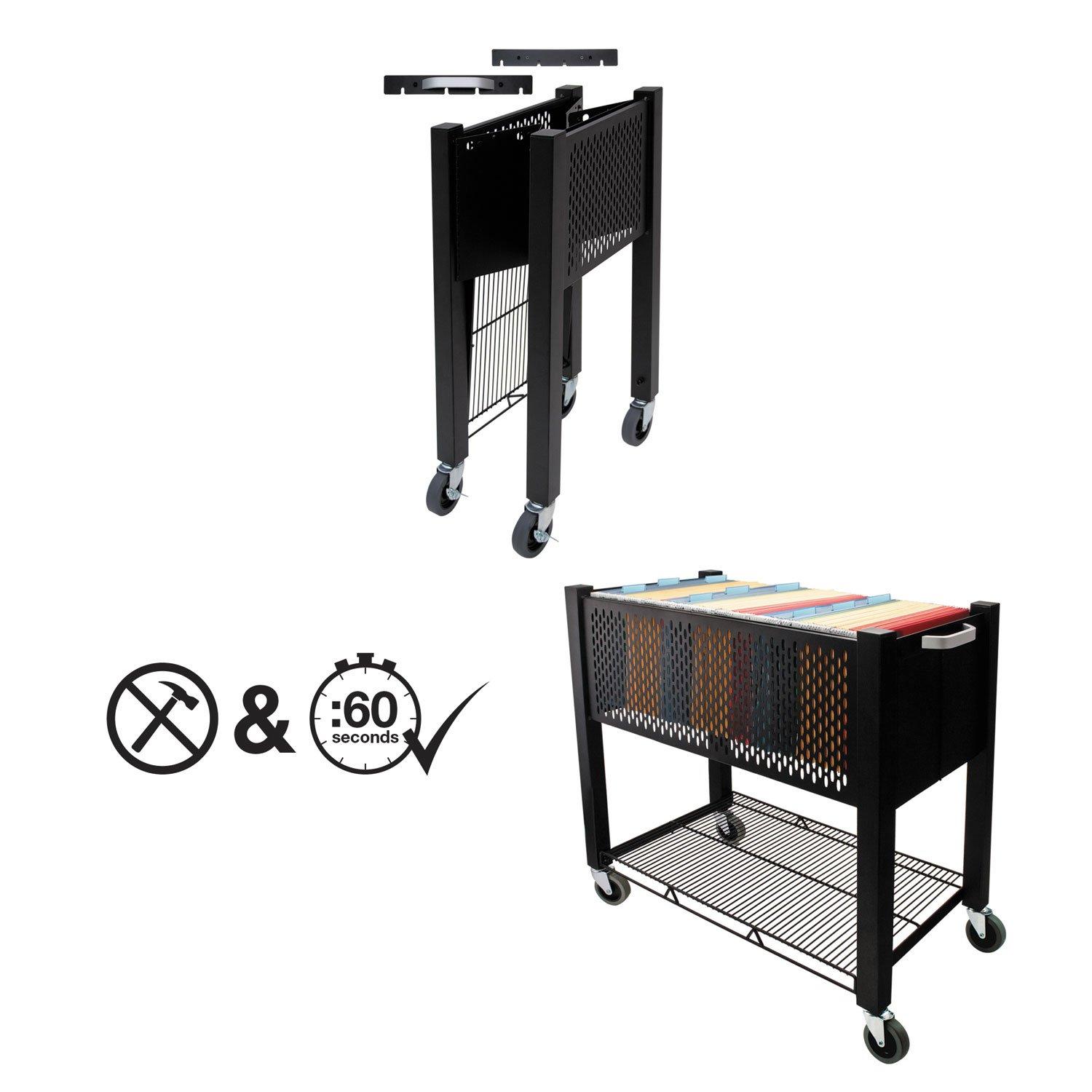 File Cart with Wheels