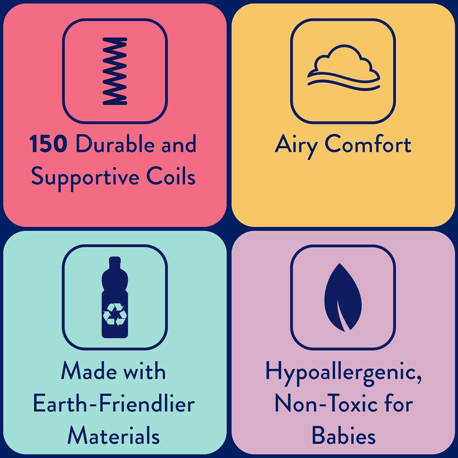 Kolcraft Pure Sleep Therapeutic 150 Baby Crib/Toddler Mattress