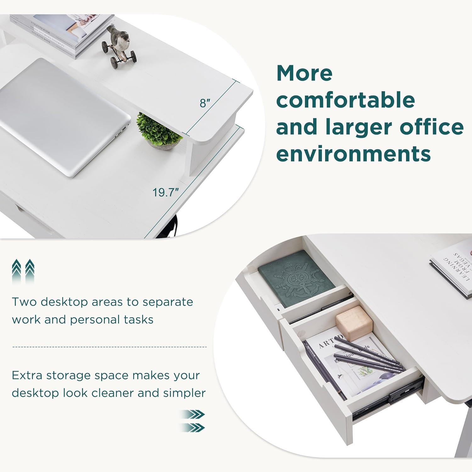 RedLemon 60 Inches L Shaped Electric Standing Desk, Height Adjustable Corner Gaming Desk with Drawers, Power Outlets & LED Lights, Computer Desk with Monitor Shelf, Carbon Fiber Black