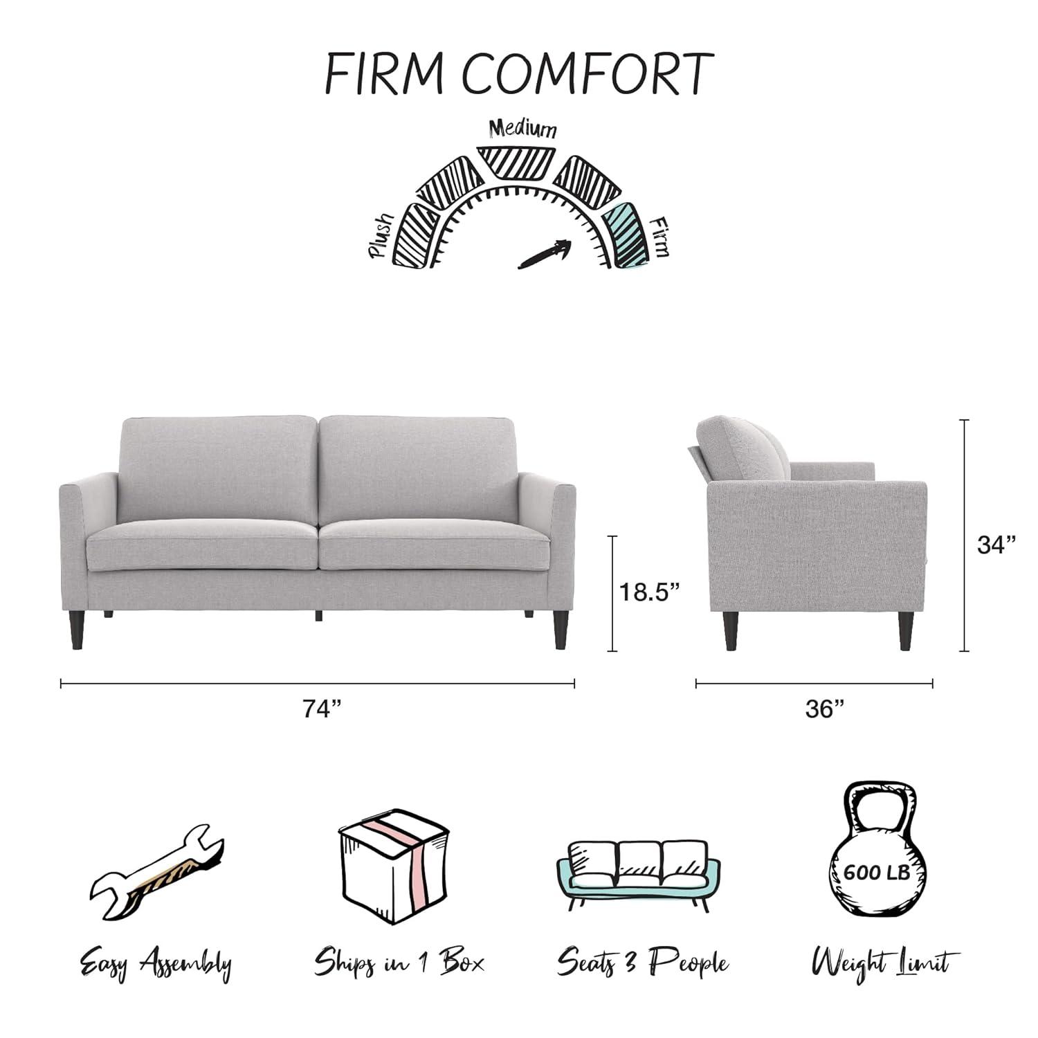 Winston 81.5" Wide Reversible Sofa & Chaise with Ottoman