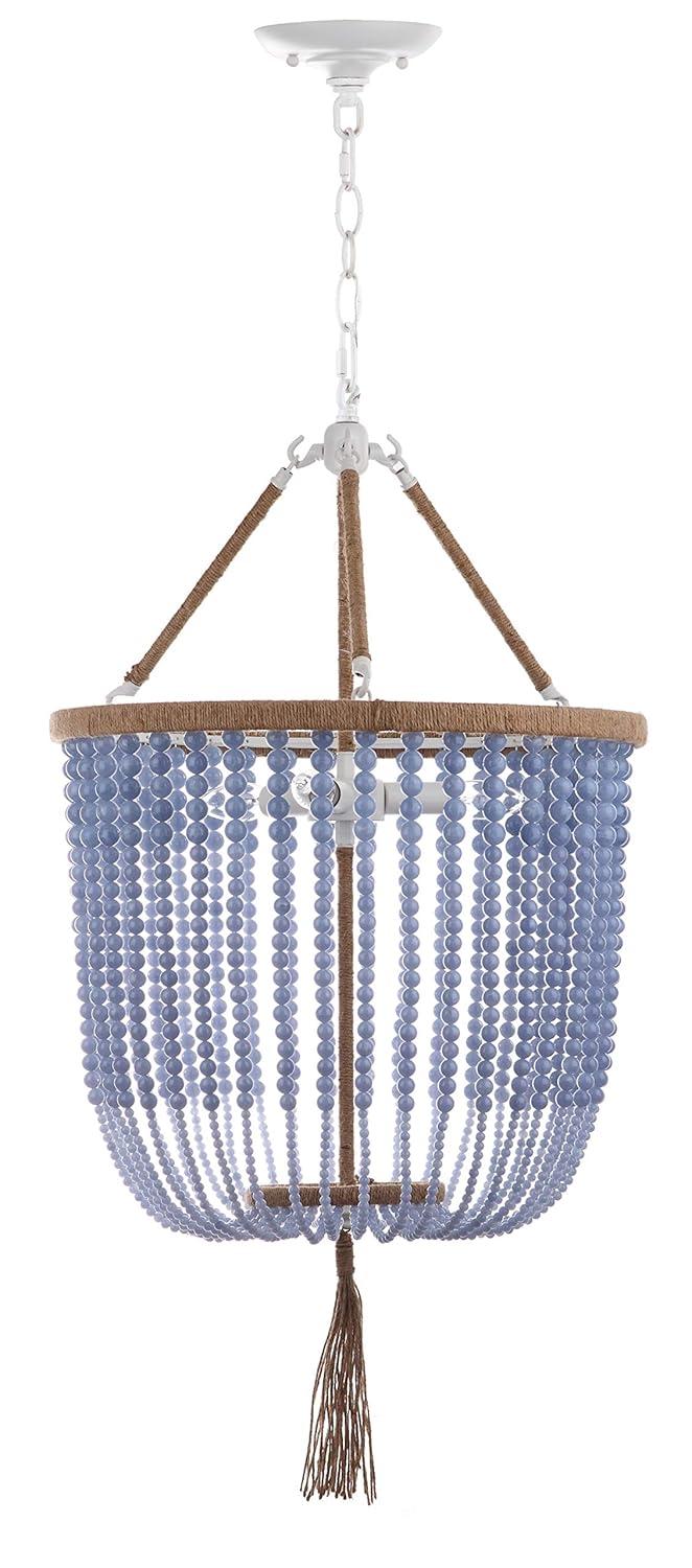 Angie Beads Pendant Lamp - LIT4476 - Blue - Safavieh