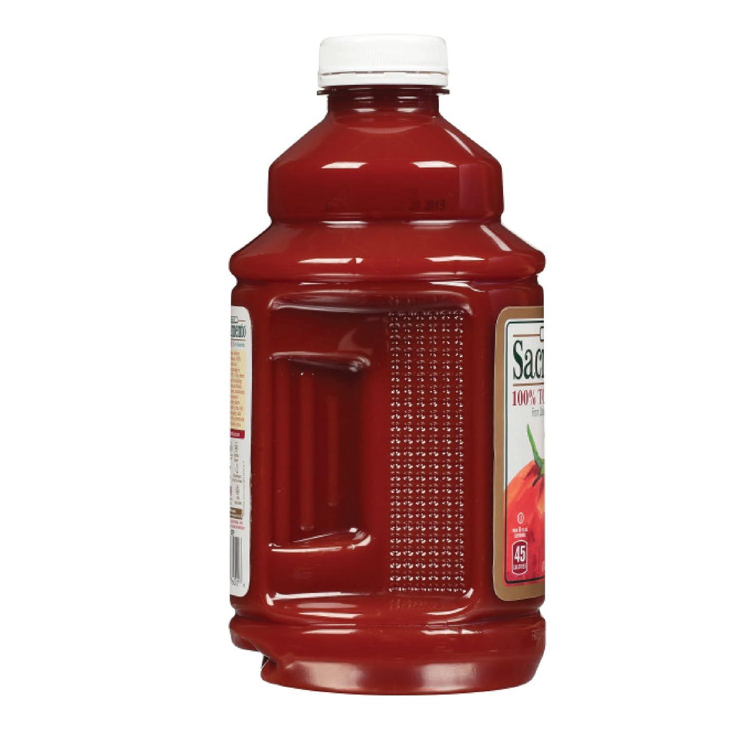 Sacramento 46 oz Kosher Gluten-Free Tomato Juice Multi-Pack