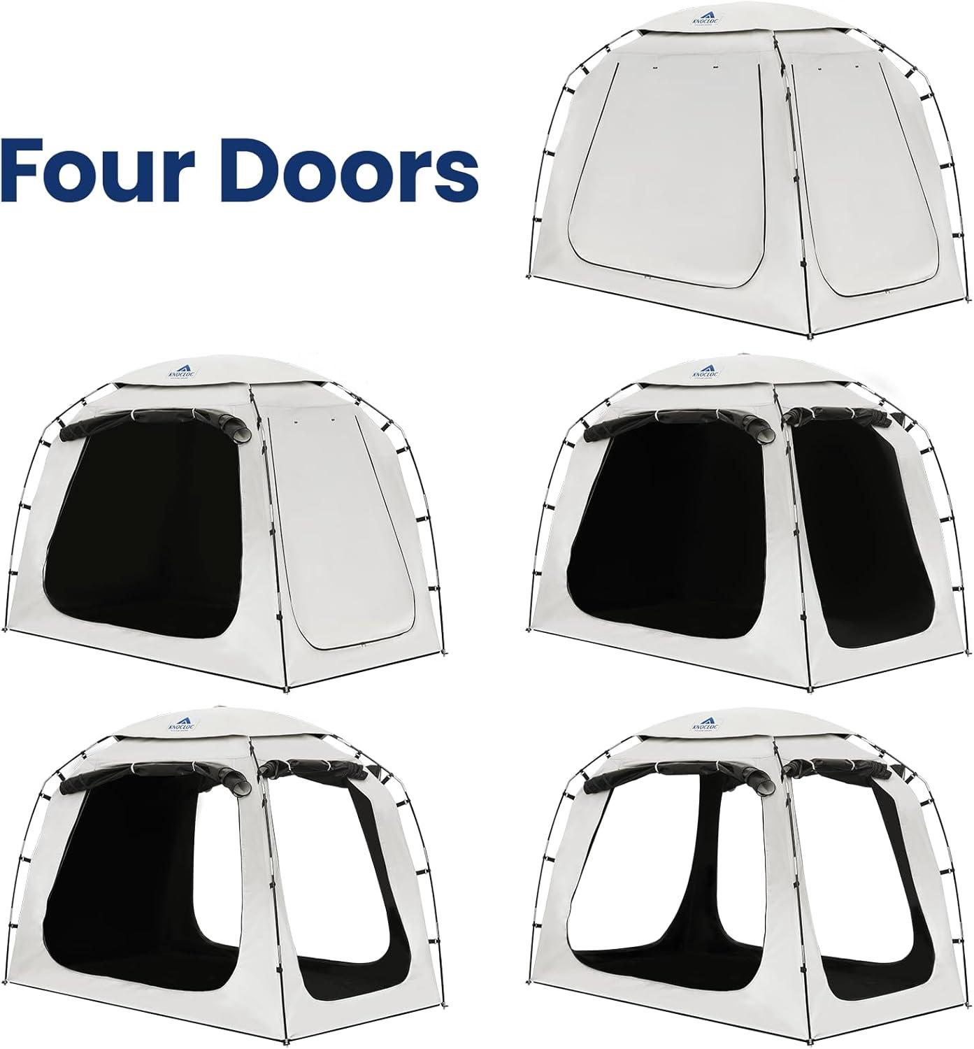 Blackout Twin Bed Tent with Aluminum Poles and Polyester Fabric