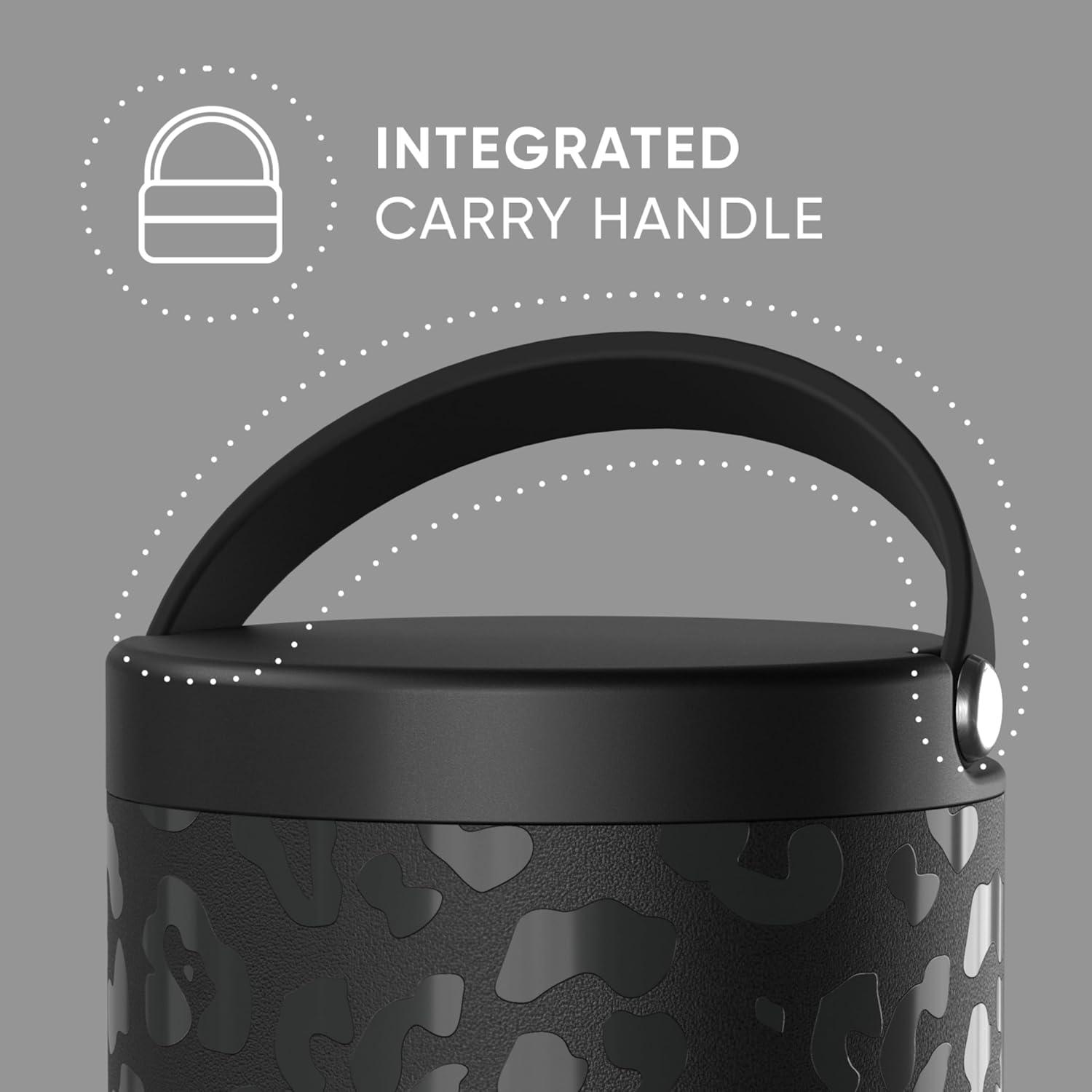 Hydrapeak 32 Oz Stainless Steel Vacuum Insulated Wide Mouth Leak-proof Thermos Food Jar For Hot And Cold, 10 Hours Hot 16 Hours Cold (Gray)