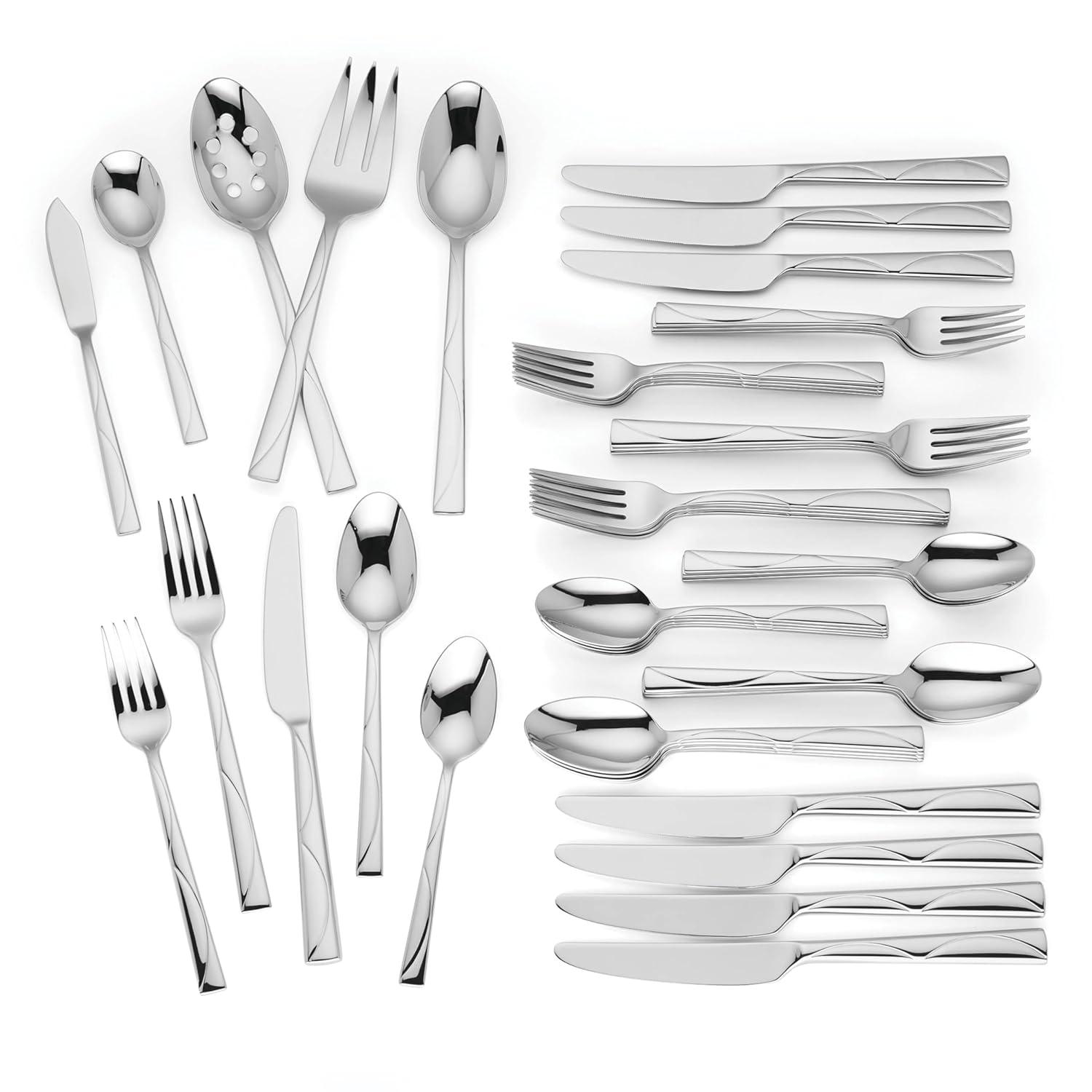 kate spade new york Kate Spade New York Park Stainless Steel Flatware Set - Service for 9