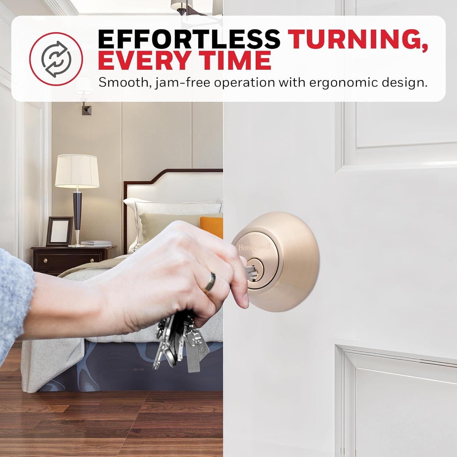 Honeywell 8111309 Single Cylinder Deadbolt