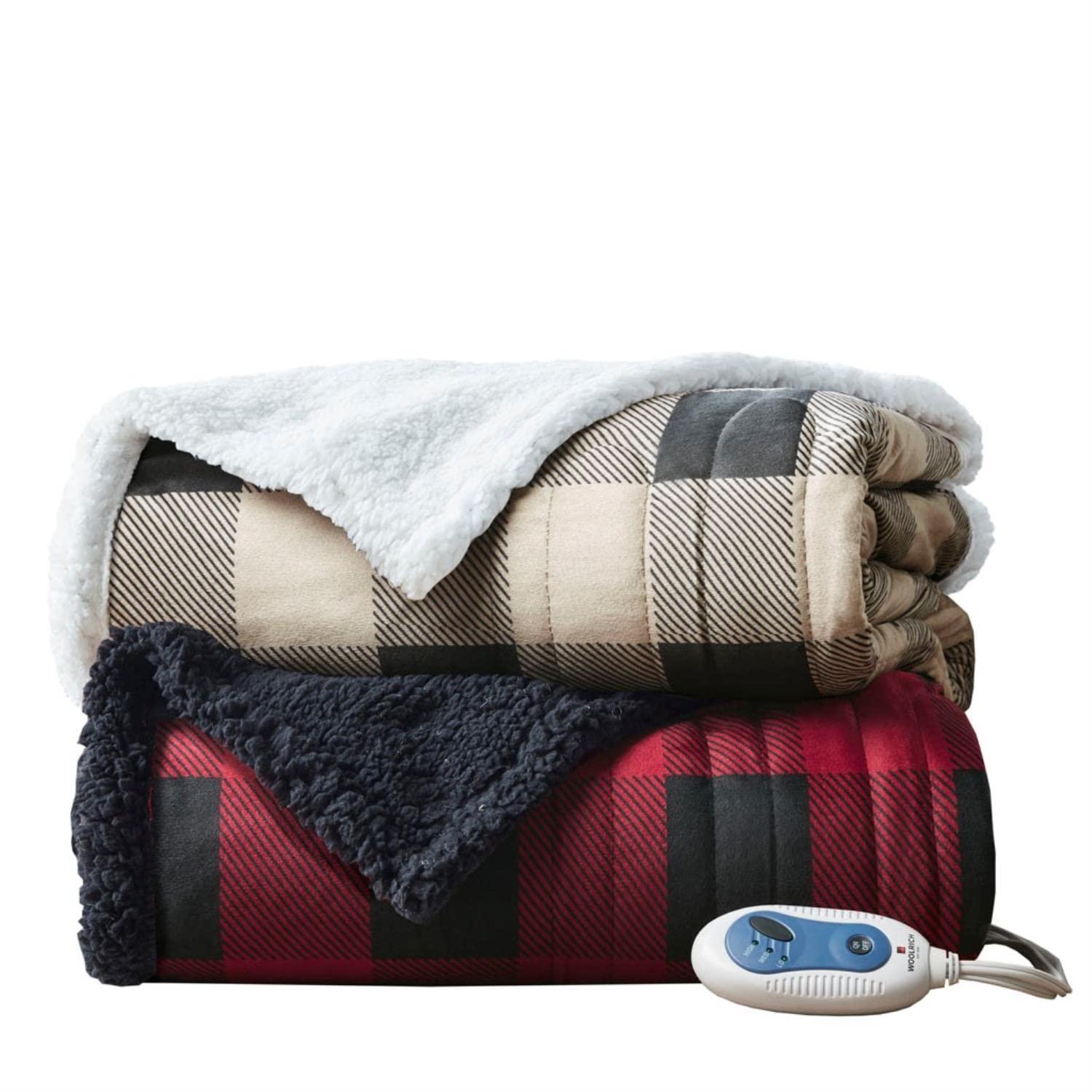 Woolrich Woolrich Linden Oversized Mink to Berber Heated Throw