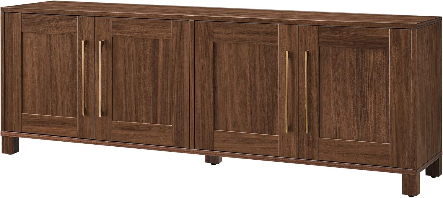 Evelyn&Zoe Chabot Rectangular TV Stand for TV's up to 75", Walnut