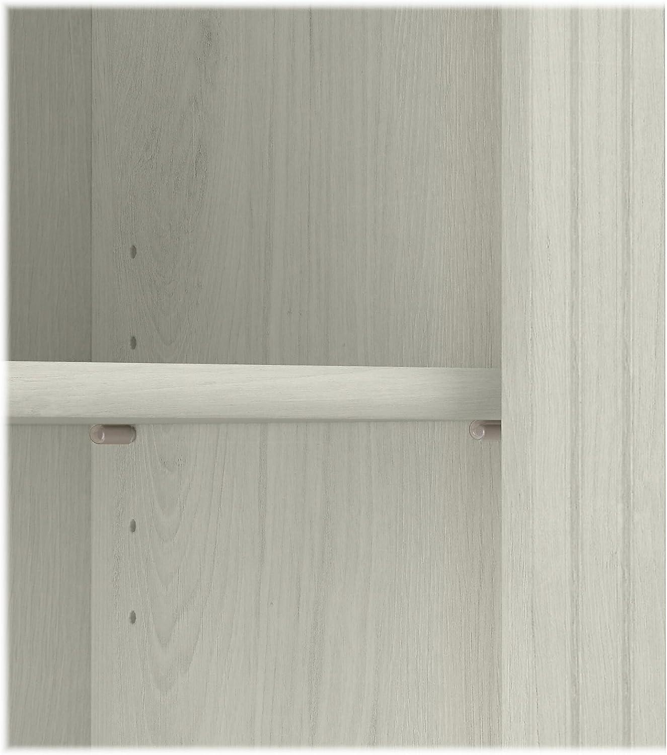 Saratoga Tall 5 Shelf Bookcase in Linen White Oak - Engineered Wood