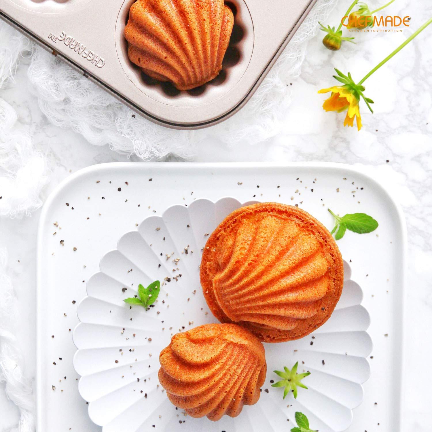 CHEFMADE CHEFMADE 6 Cavity Madeleine Mold Cake Pan