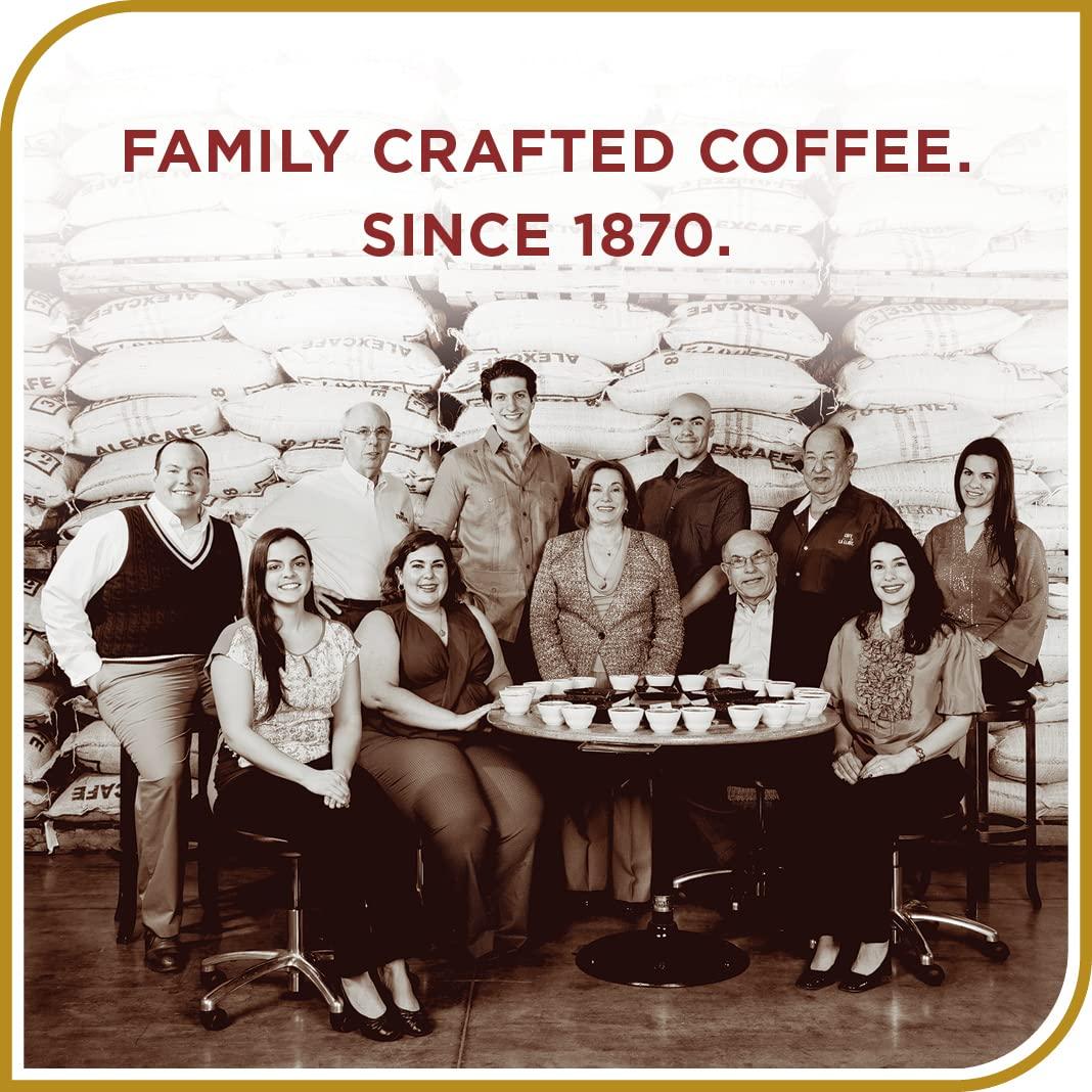 Don Francisco's Premium Vanilla Nut Medium Roast Whole Bean Coffee - 100% Arabica Beans, Perfect for Drip, Pour Over, and French Press - Carefully Sourced, Family-Crafted Since 1870 (20 oz Bag)