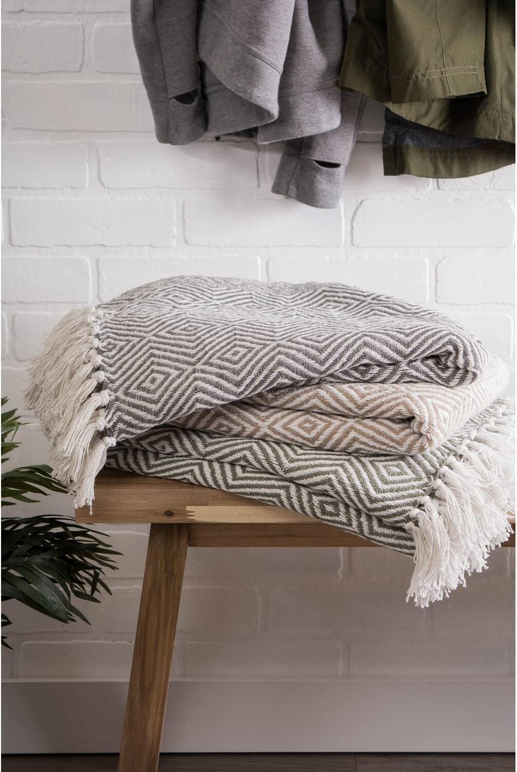 Design Imports Handmade Throw Blanket