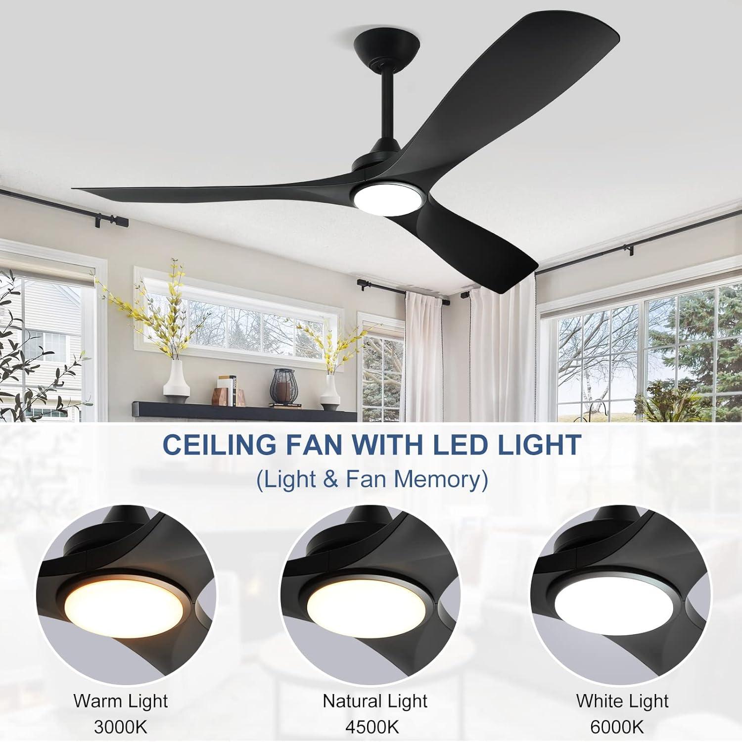 Ceiling Fan with LED Lights