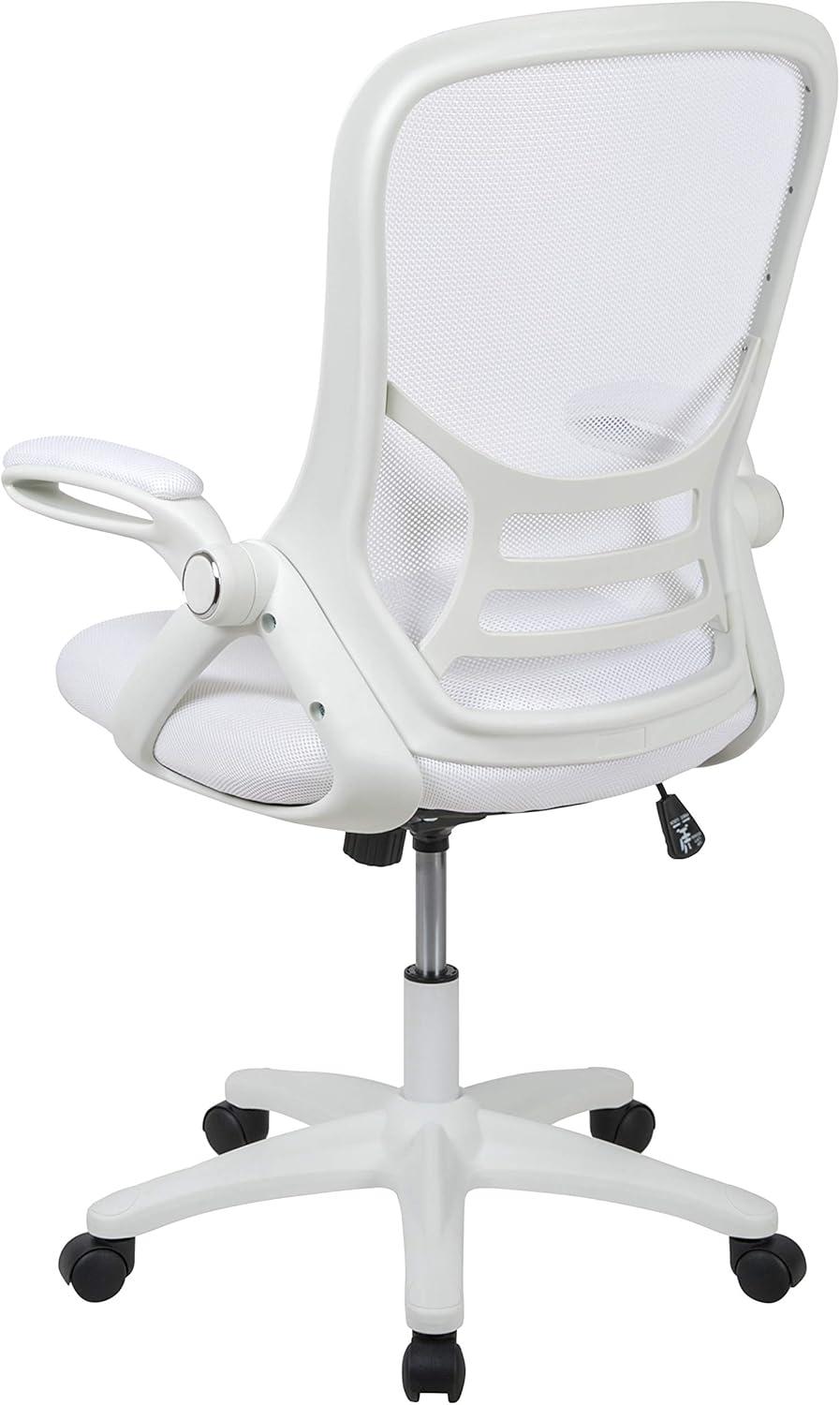 Flash Furniture High Back Mesh Ergonomic Swivel Office Chair with Flip-up Arms