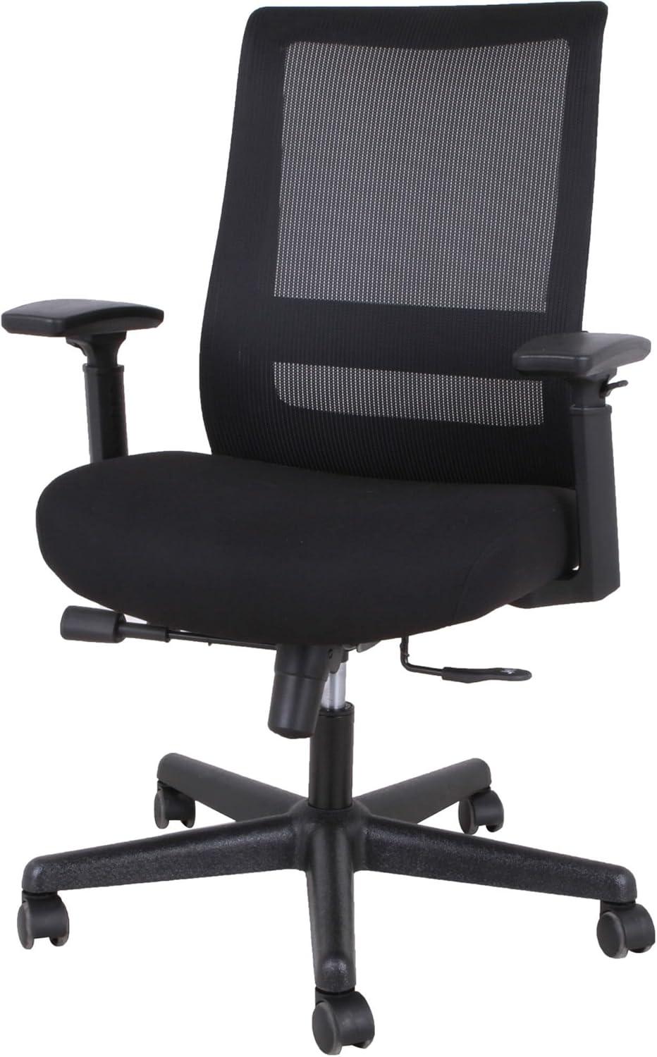 Lorell LLR42175 High-back Mesh Executive Chair, Black