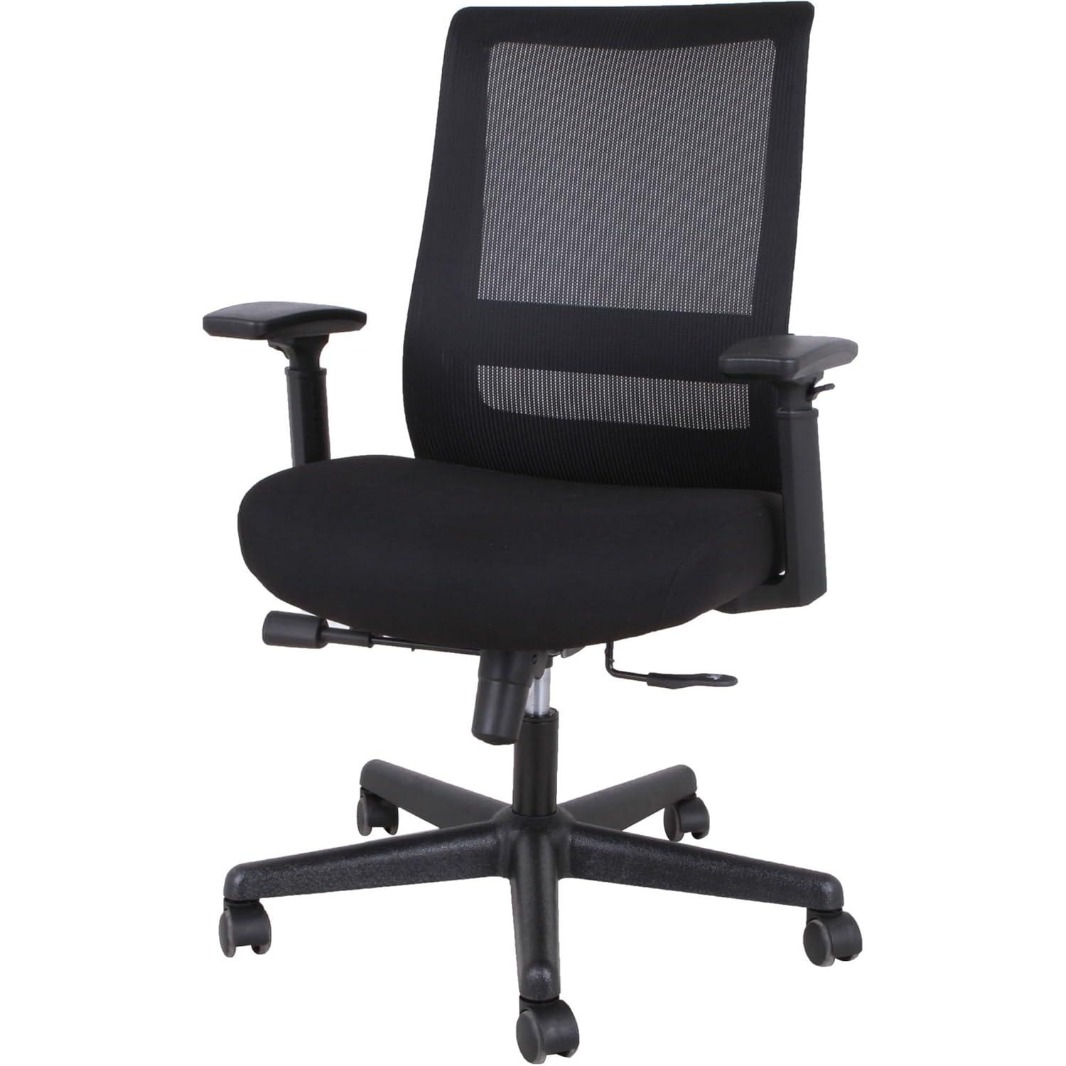 Lorell LLR42175 High-back Mesh Executive Chair, Black