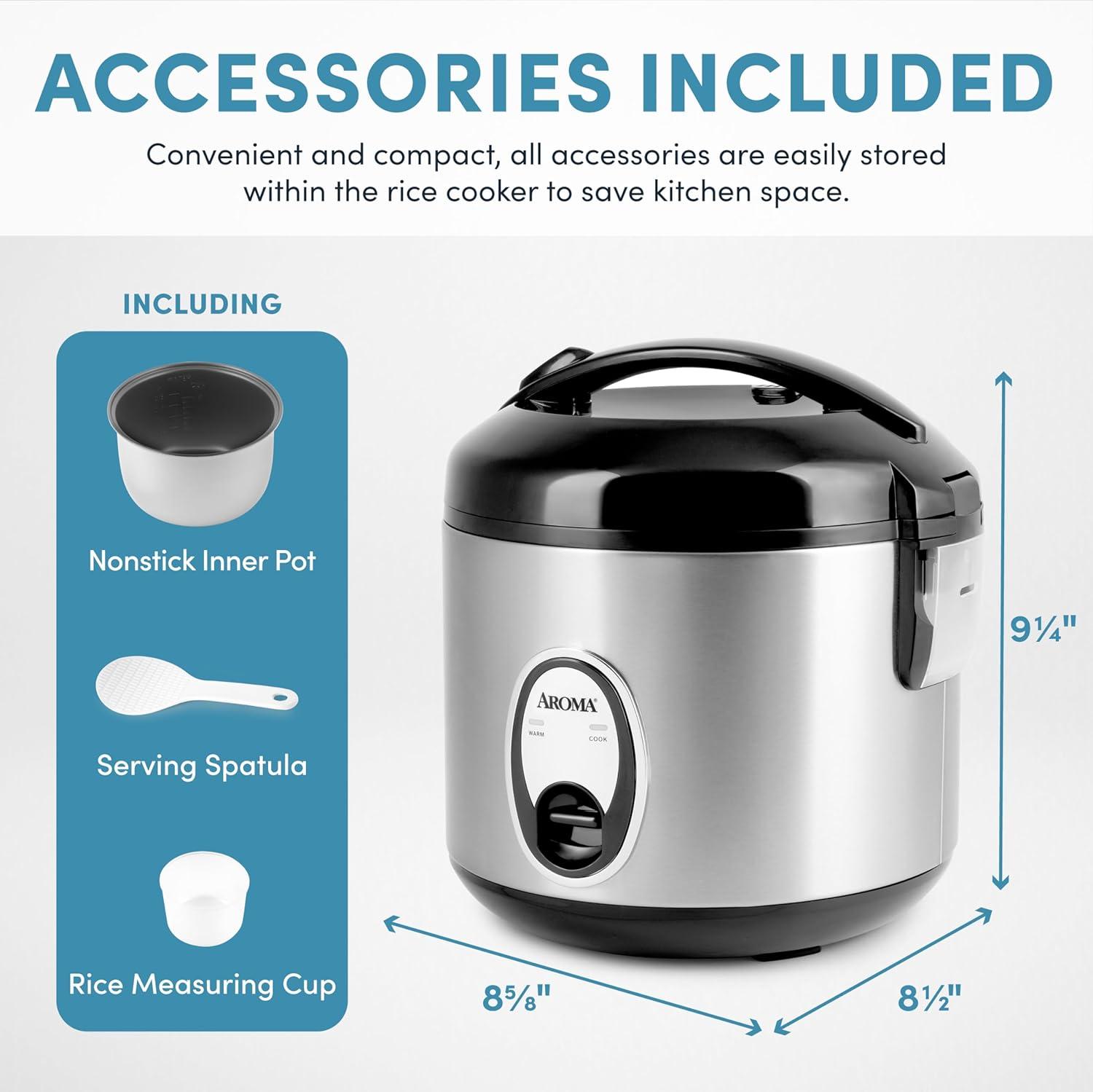 Aroma Aroma 8 Cup Cool Touch Rice Cooker