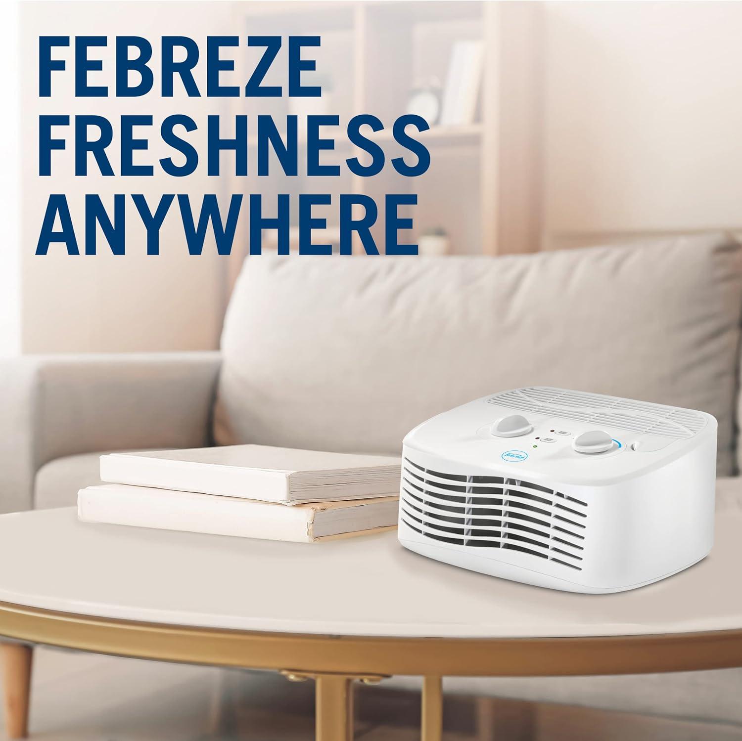 febreze fht170w hepa-type air purifier, small room, white