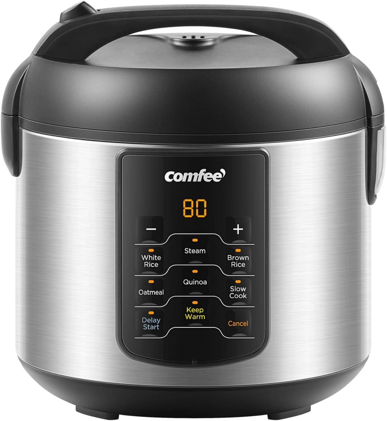 Comfee' Comfee' 8 Cup 6-in-1 Rice Cooker