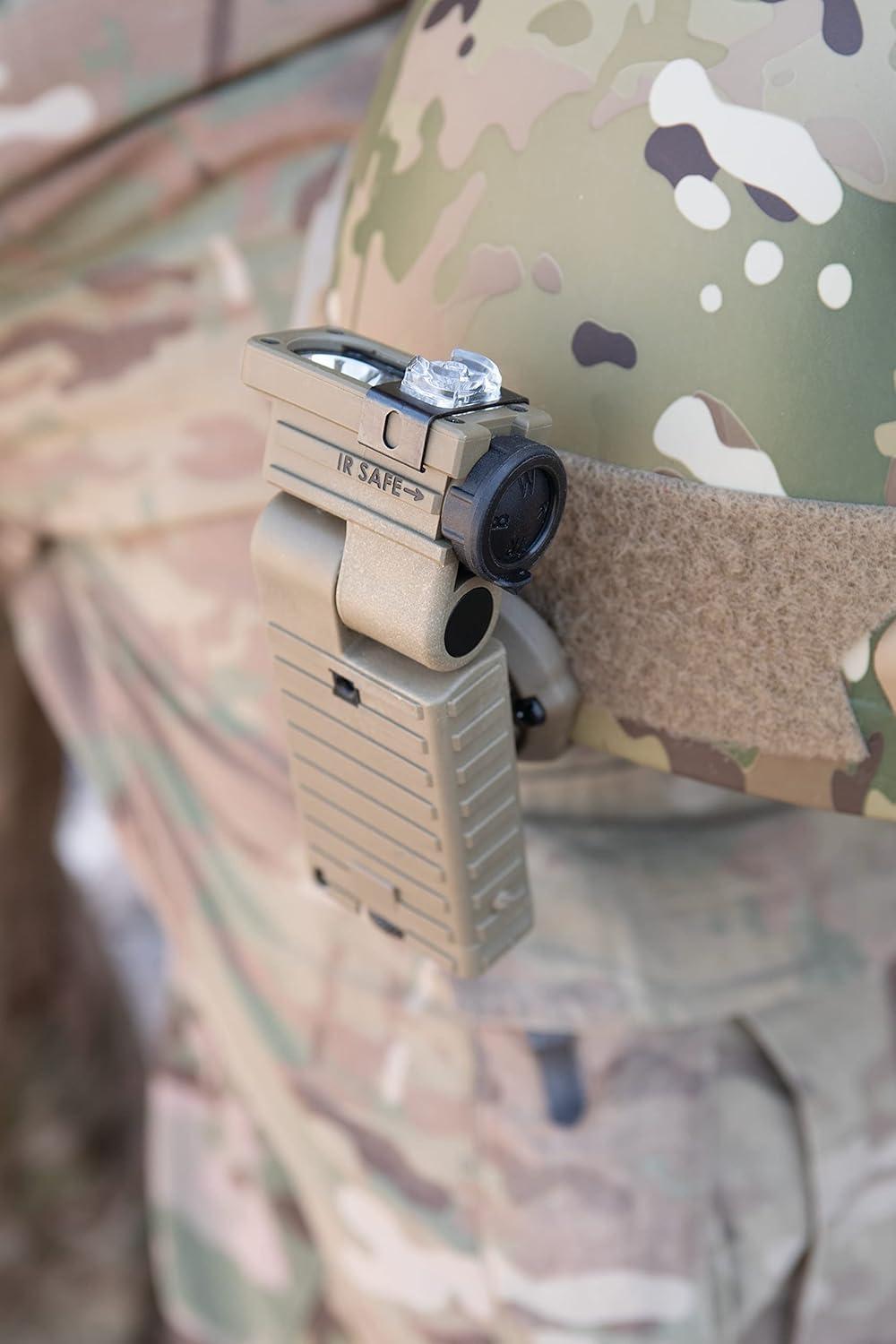 Streamlight 14032 Sidewinder 55-Lumens LED Military Flashlight with (2) AA Alkaline Batteries in Box, Coyote