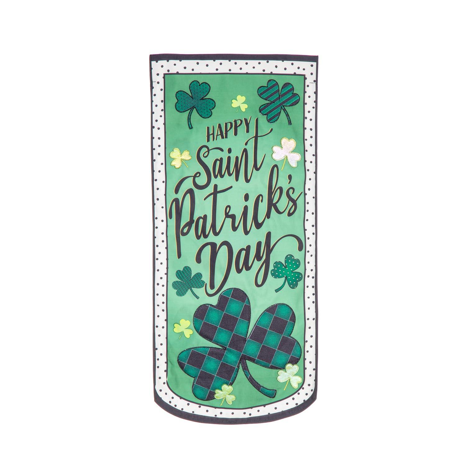 Happy St. Patrick's Day Everlasting Impressions Textile Décor