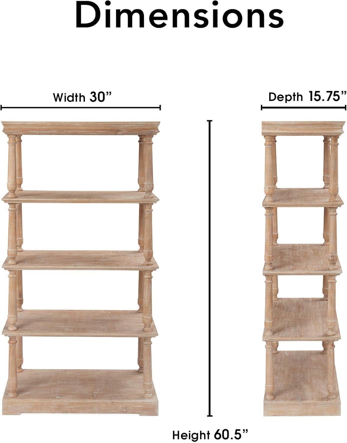 Ludlow Finch 4-Tier Bookshelf