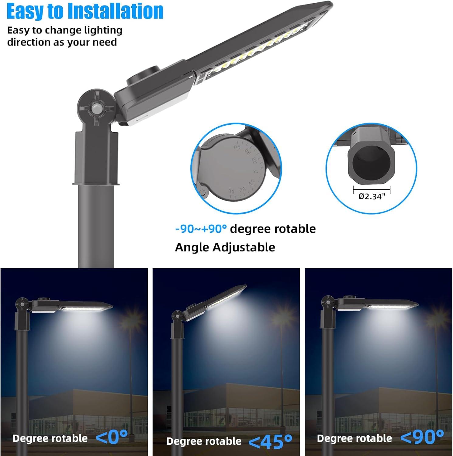 Bronze 300W Integrated LED Weather Resistant Parking Lot Light