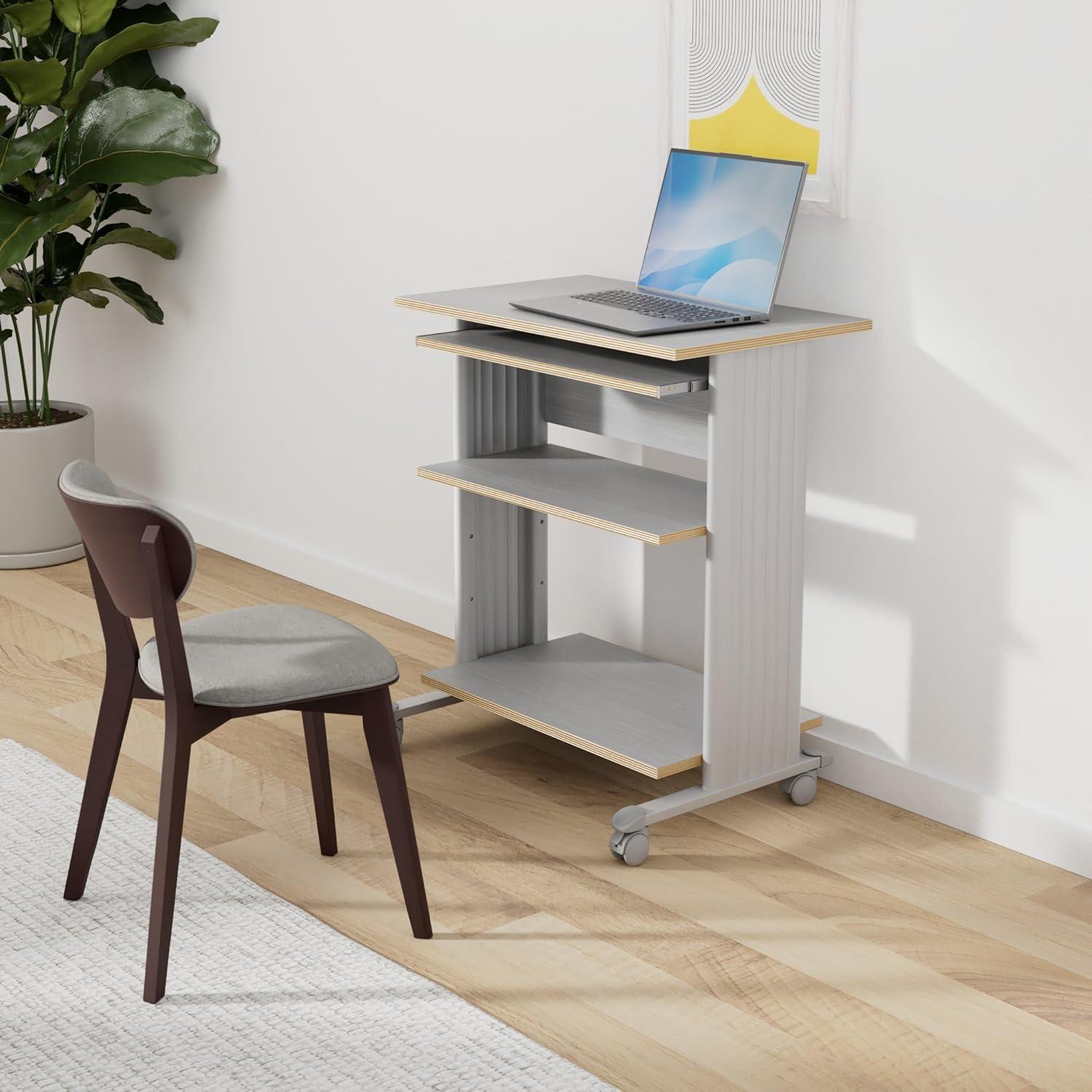 MUV Fixed Stand-Up Workstation AV Cart