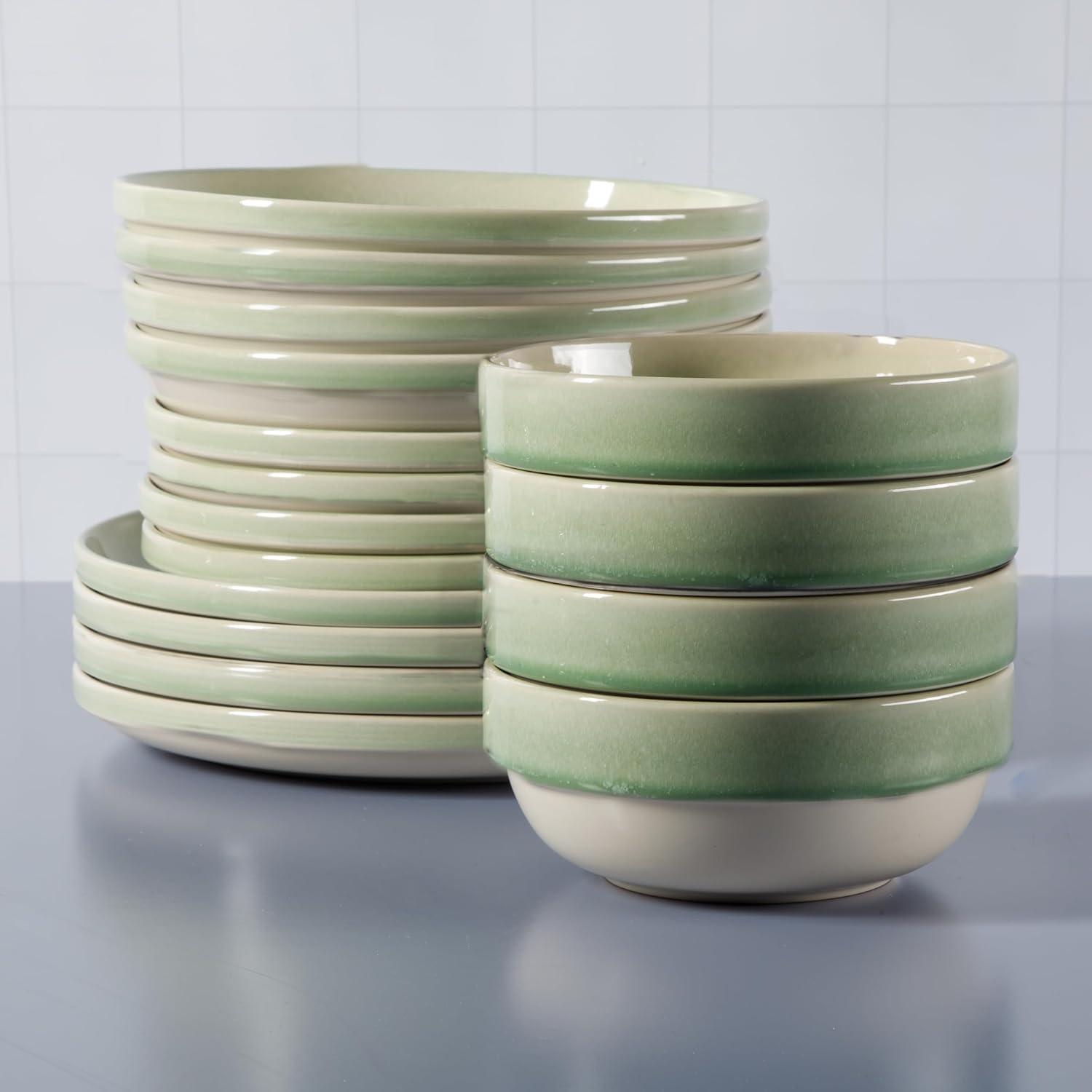 Banquette 16 Piece Stoneware Dinnerware Set - Service for 4