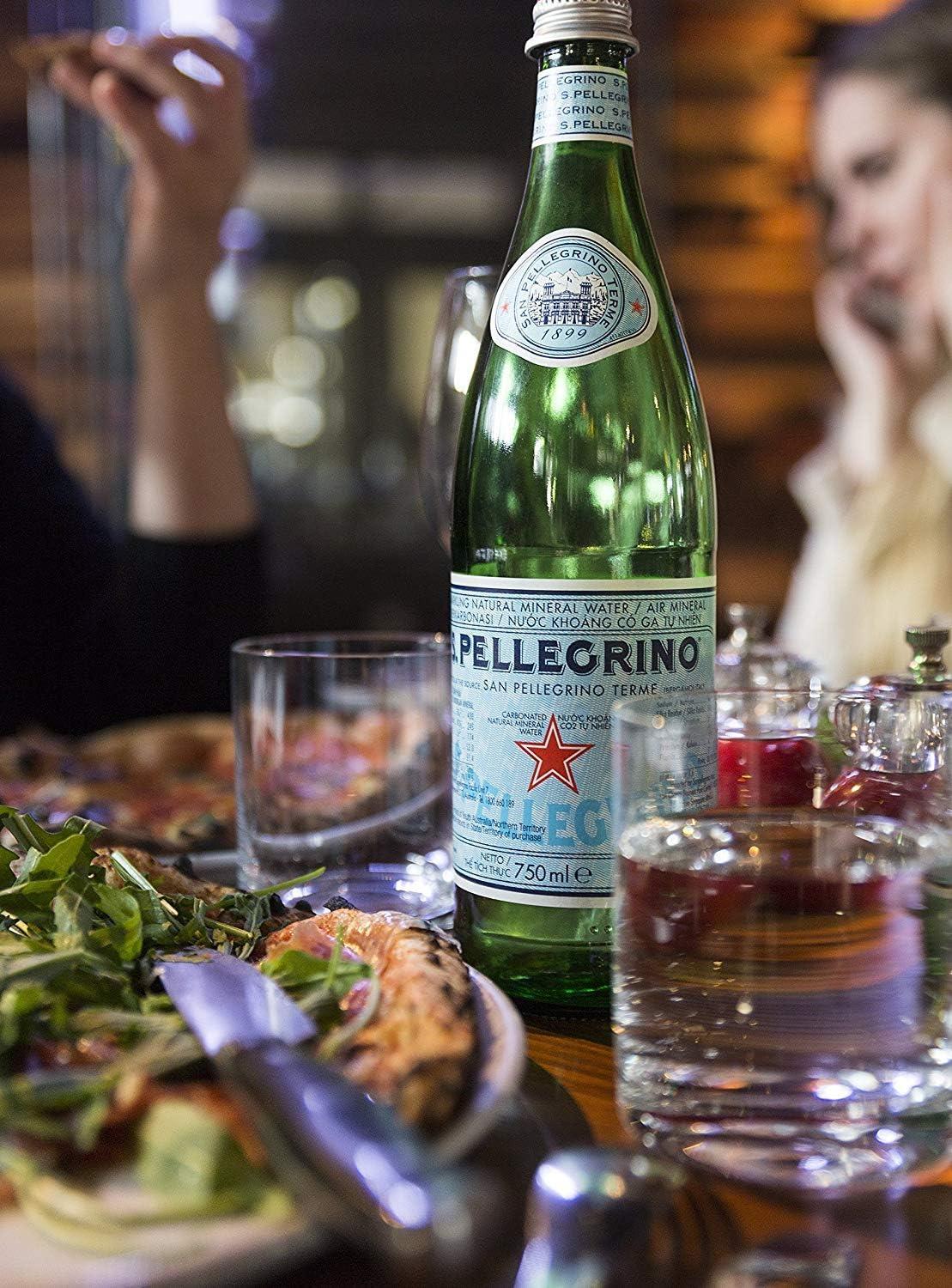 SanPellegrino Sparkling Natural Mineral Water, 8 Oz Bottle (Pack of 24)