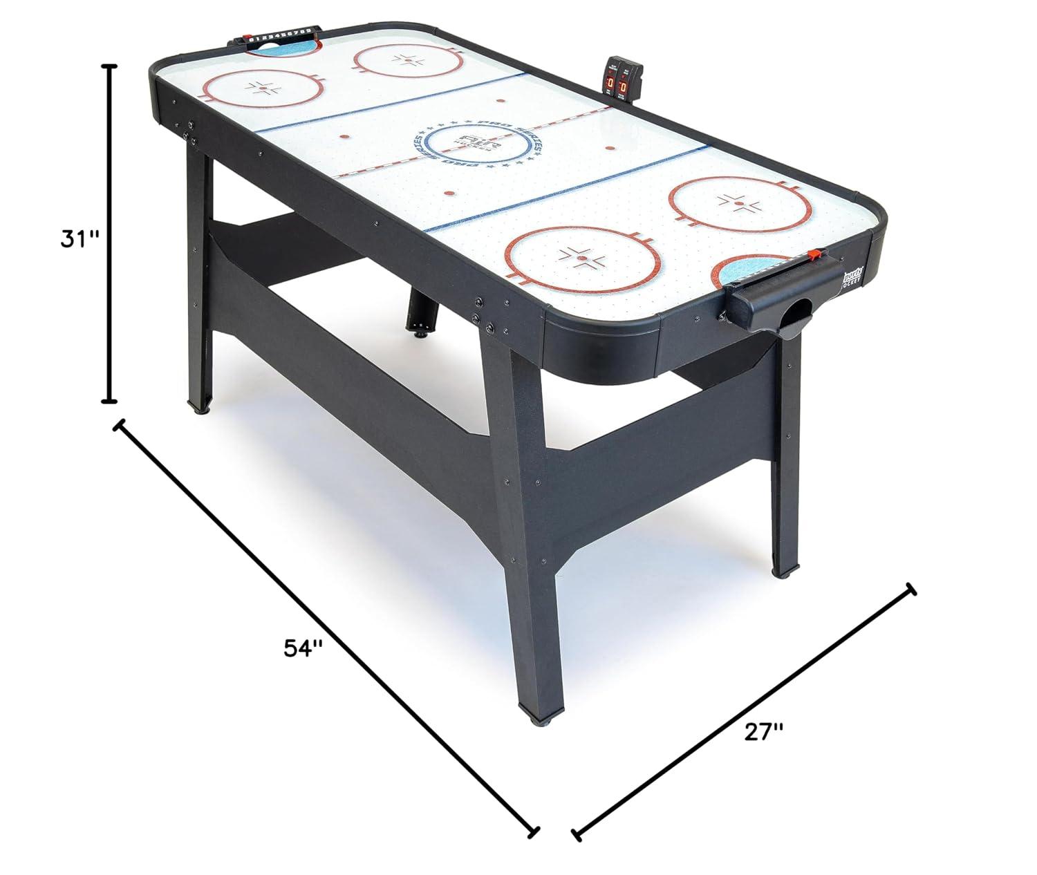 GoSports GoSports 54 Inch Air Hockey Arcade Table for Kids & Adults - Black