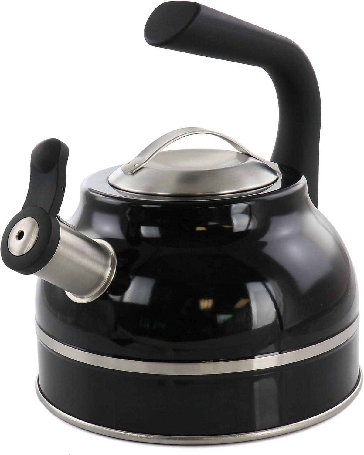 Kenmore Elite Kenmore Elite Costner 2.3 Quarts Stainless Steel (18/8) Whistling Stovetop Tea Kettle