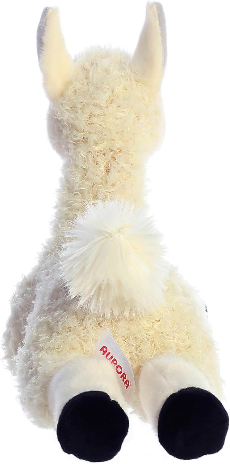 Aurora Flopsie 12" Llama Stuffed White Animal