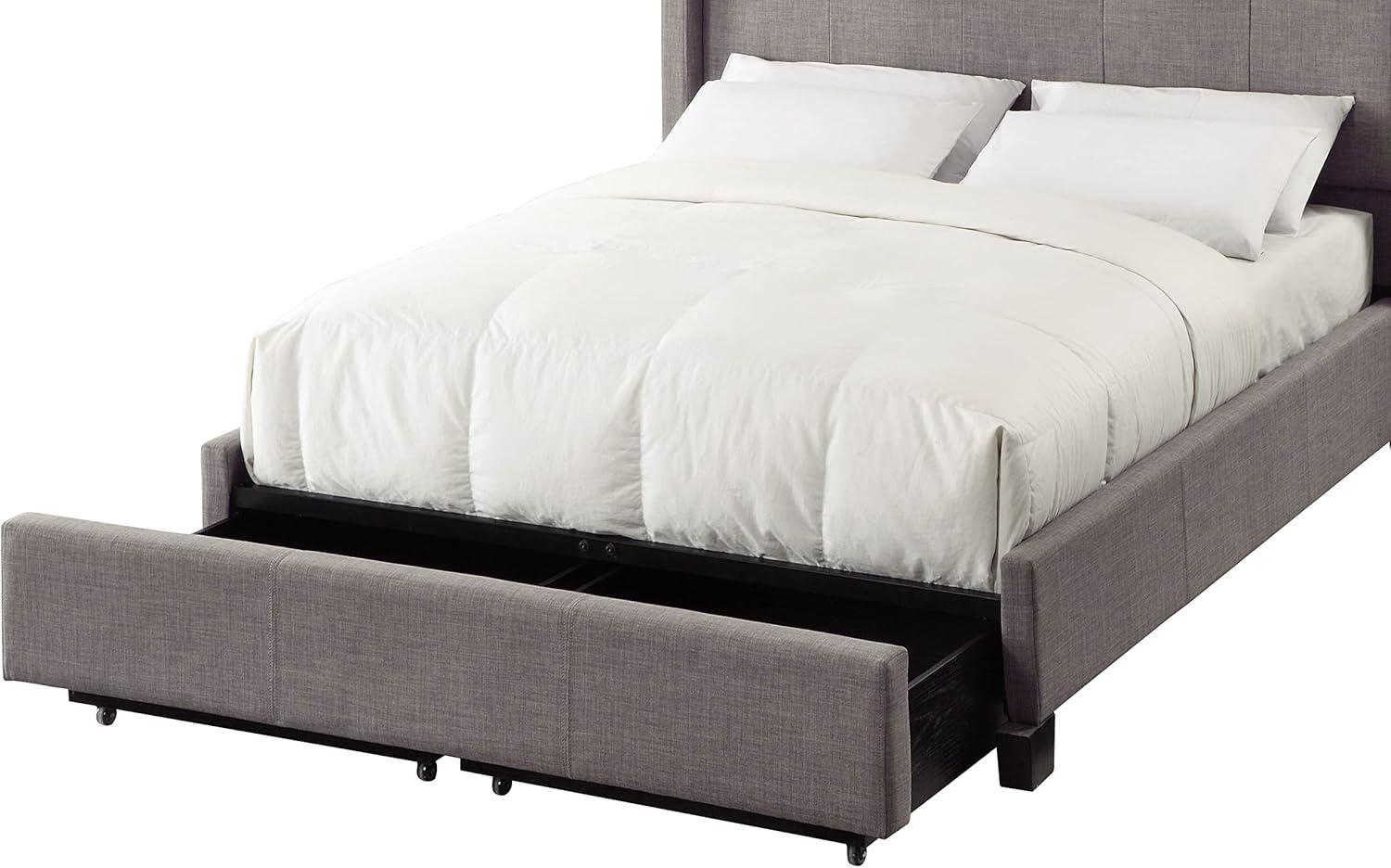 Geneva - Madeleine Dolphin Upholstered Panel Storage Bed