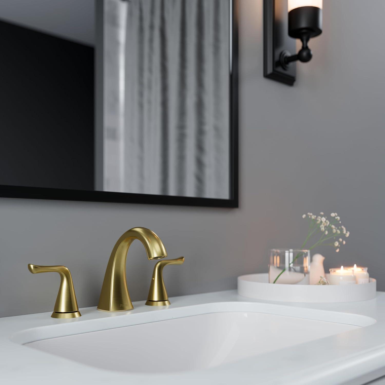 Willa Widespread Bathroom Faucet with Drain Assembly
