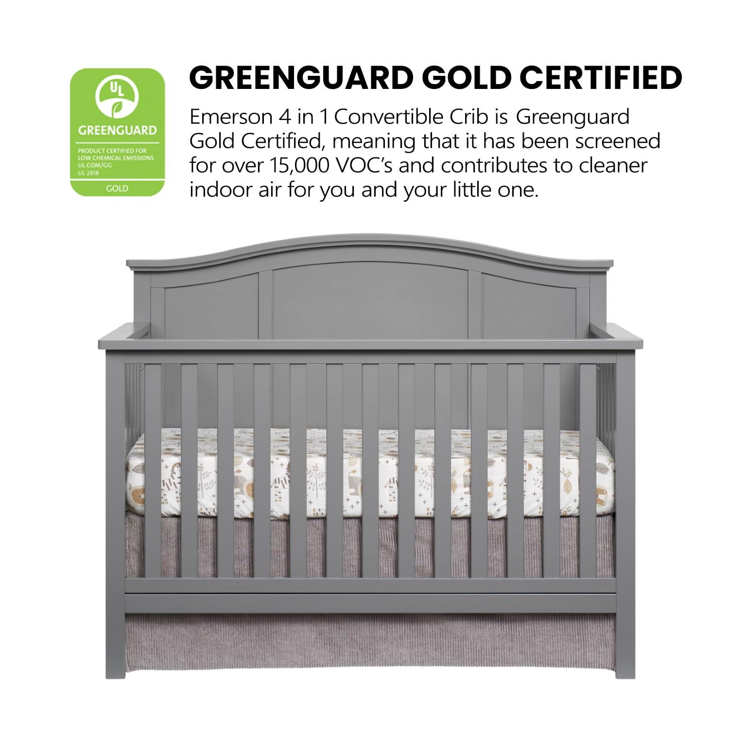 Oxford Baby Emerson 4 In 1 Convertible Crib