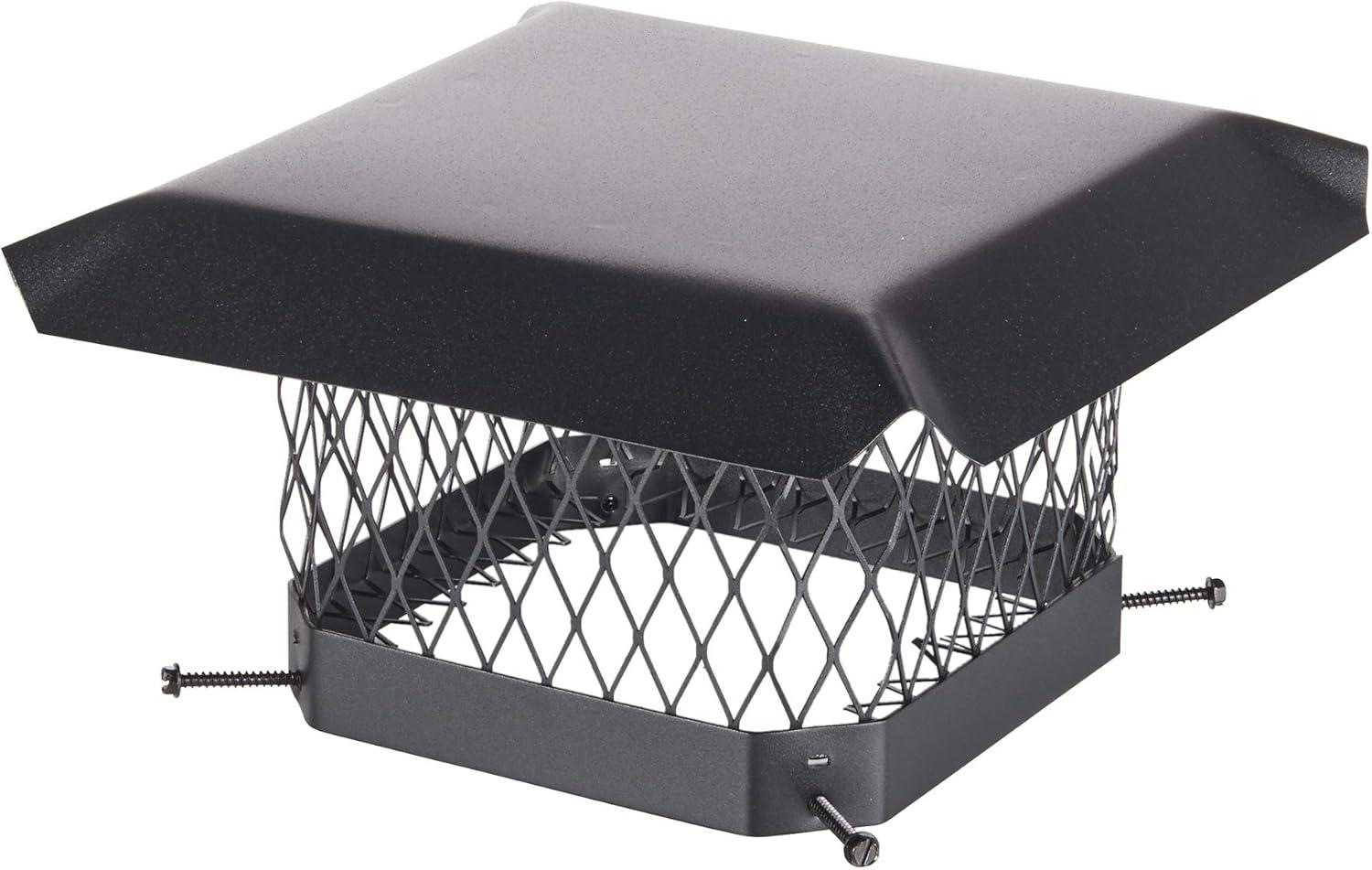 Shelter SC99 Single-Flue Black Galvanized-Steel Chimney Cap (9" x 9")