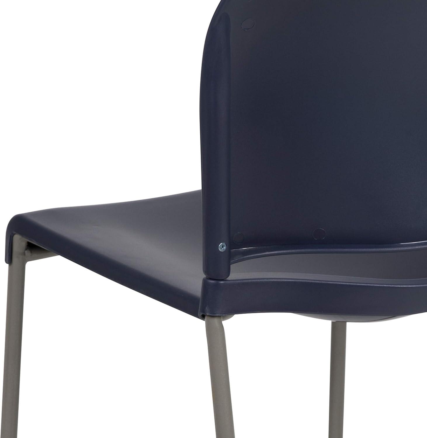 Flash Furniture Brielle Contoured Sled Base Stackable Waiting Room Chairs (Set of 5)
