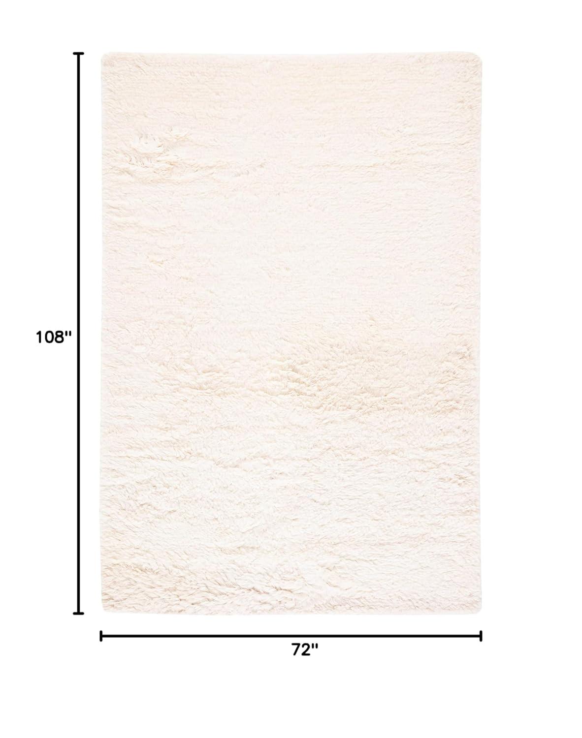 Casablanca CSB701 Hand Woven Area Rug - Ivory - 6'x9' - Safavieh.