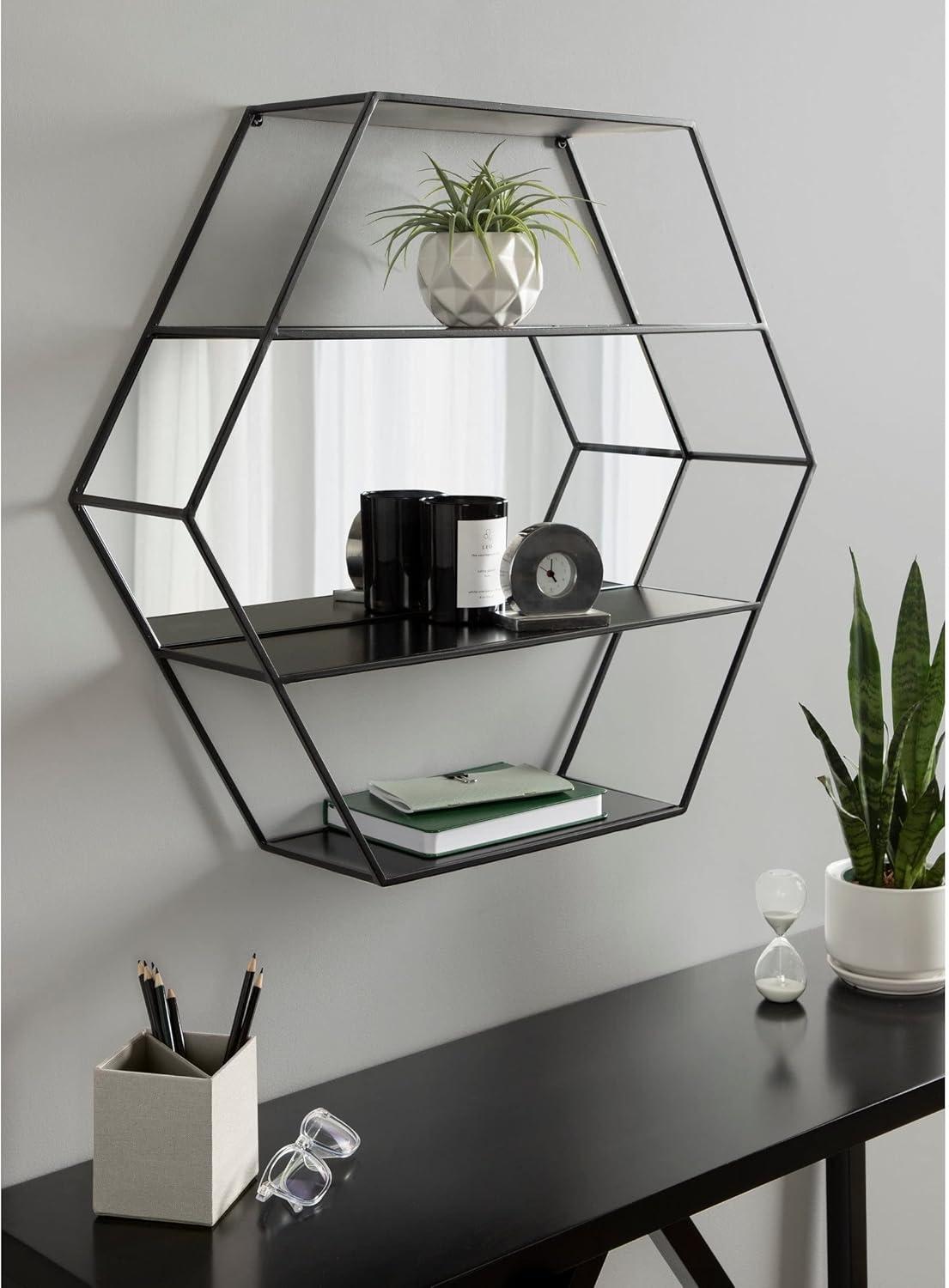 Celestia 3 Piece Hexagon Accent Shelf