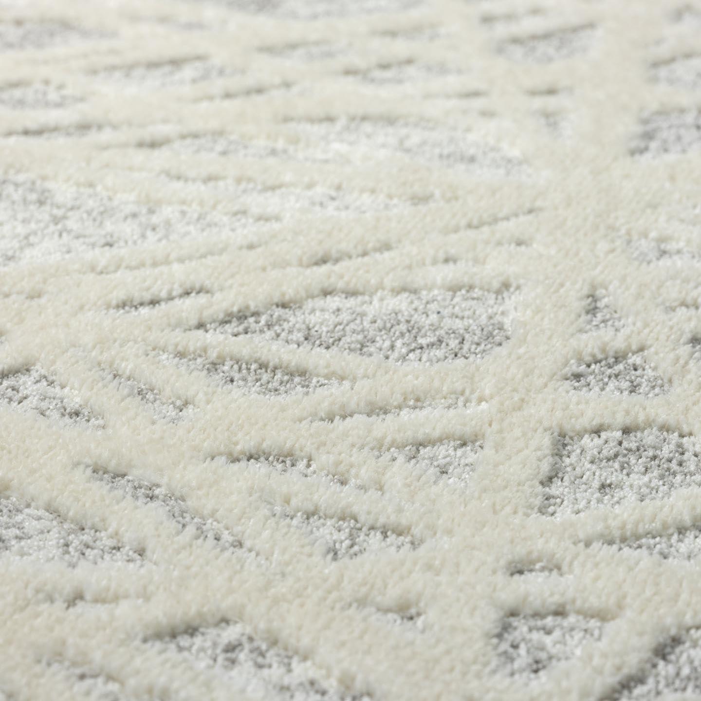 LUXE WEAVERS Geometric Abstract Lines Gray 4x5 Area Rug