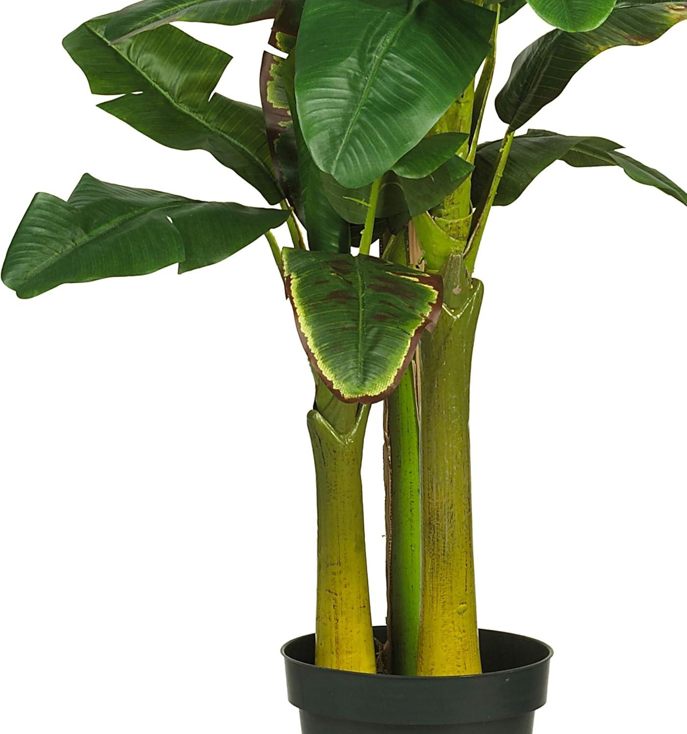 Nearly Natural 6ft. Triple Stalk Banana Artificial Tree