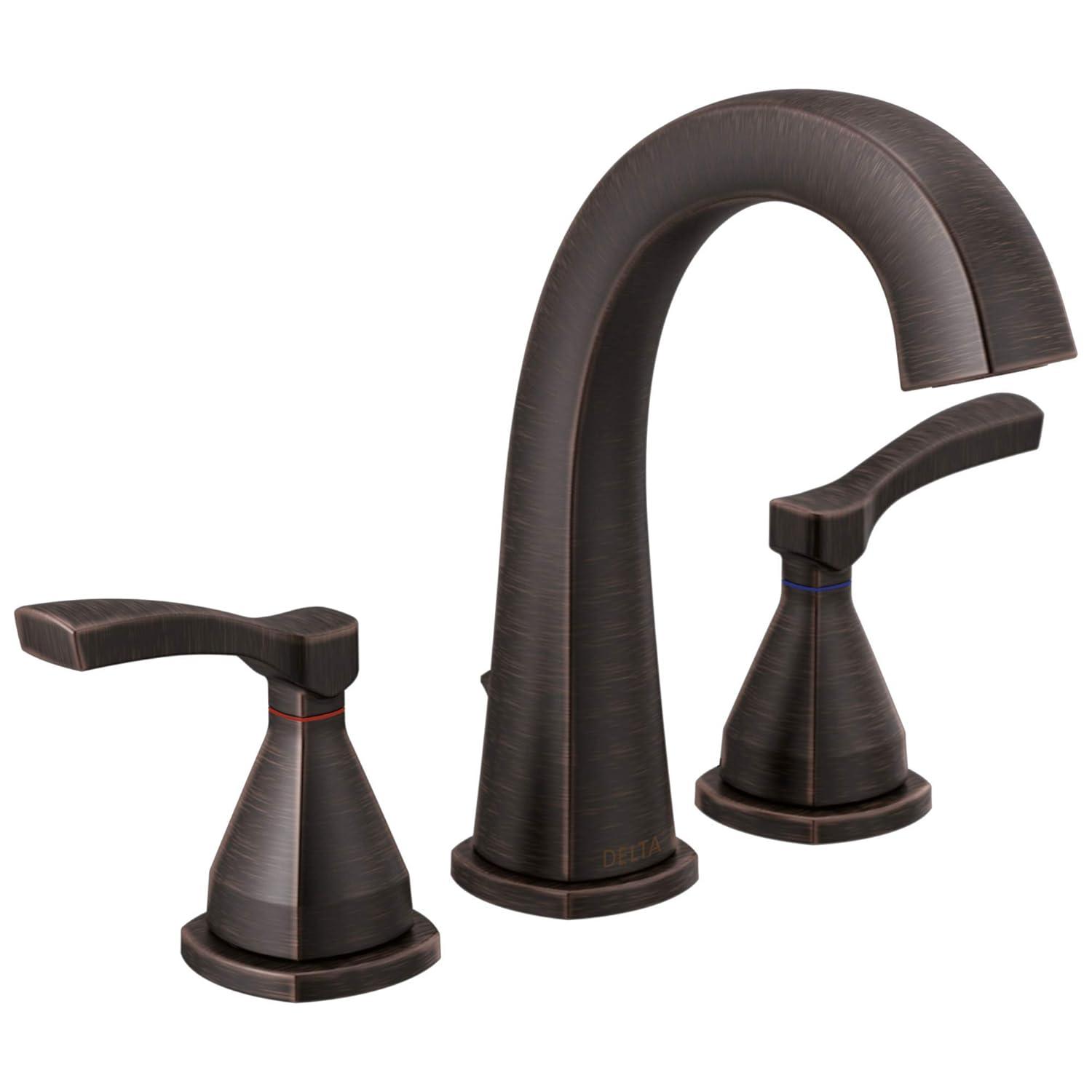 Stryke Widespread Bathroom Faucet with Drain Assembly and DIAMOND™ Seal Technology