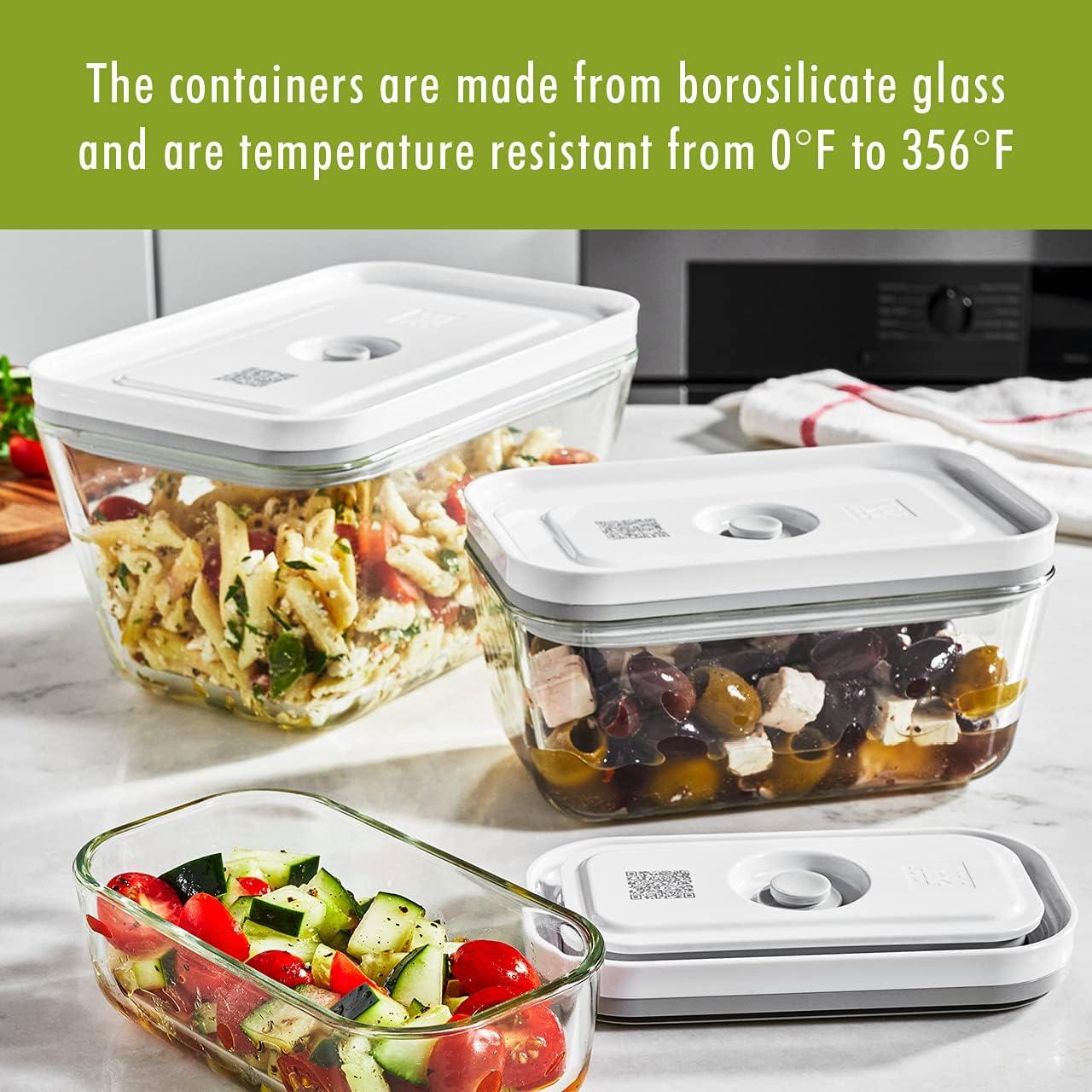 ZWILLING Fresh & Save Glass Airtight Food Storage Container, Meal Prep Container - Small