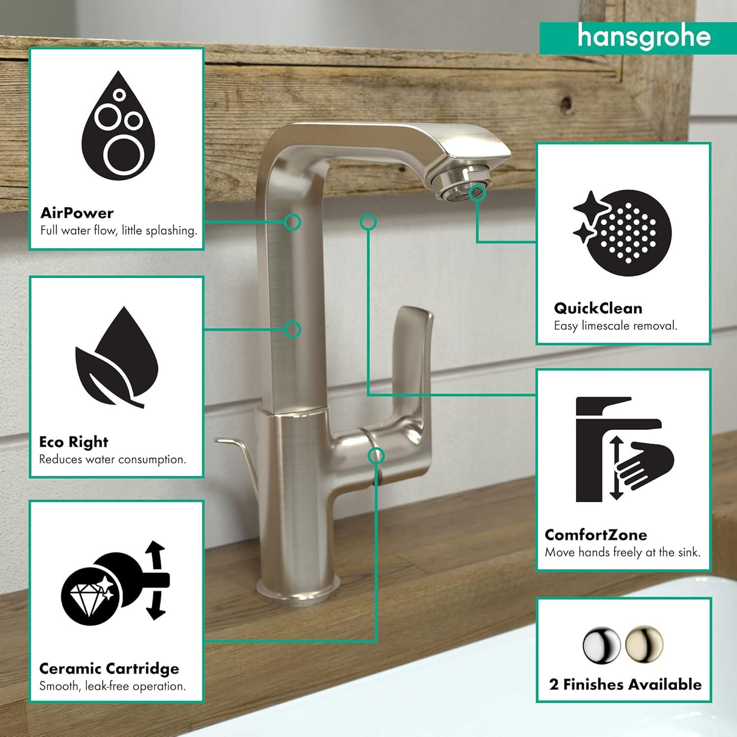Metris Single Hole Standard Bathroom Faucet