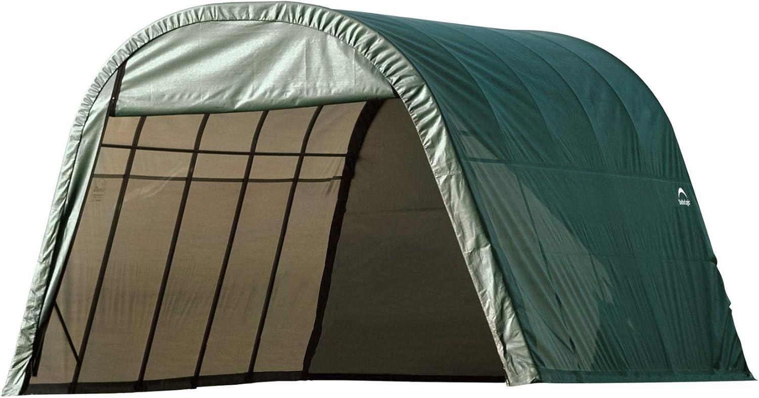 ShelterLogic Round Style Shelter, Green Cover