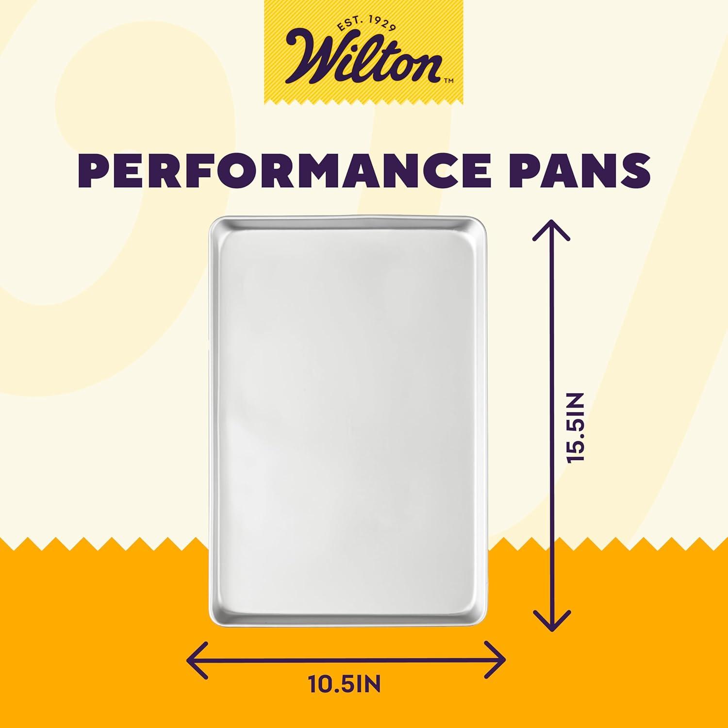 Wilton 10-1/2 in. W X 15-1/2 in. L Jelly Roll Pan Silver